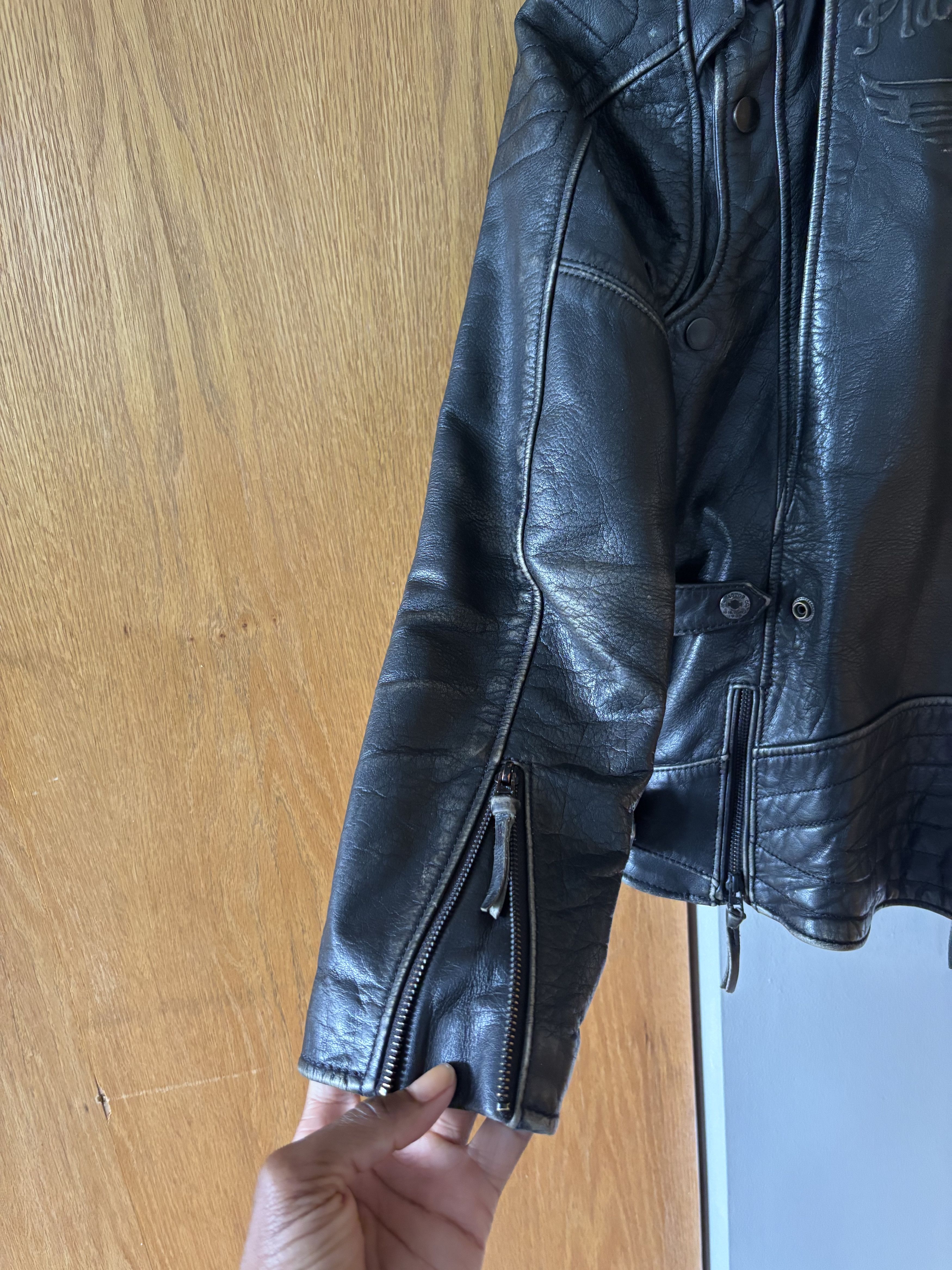 Harley Davidson Harley Davidson Buffalo Leather Jacket Size M / US 6-8 / IT 42-44 - 13 Thumbnail