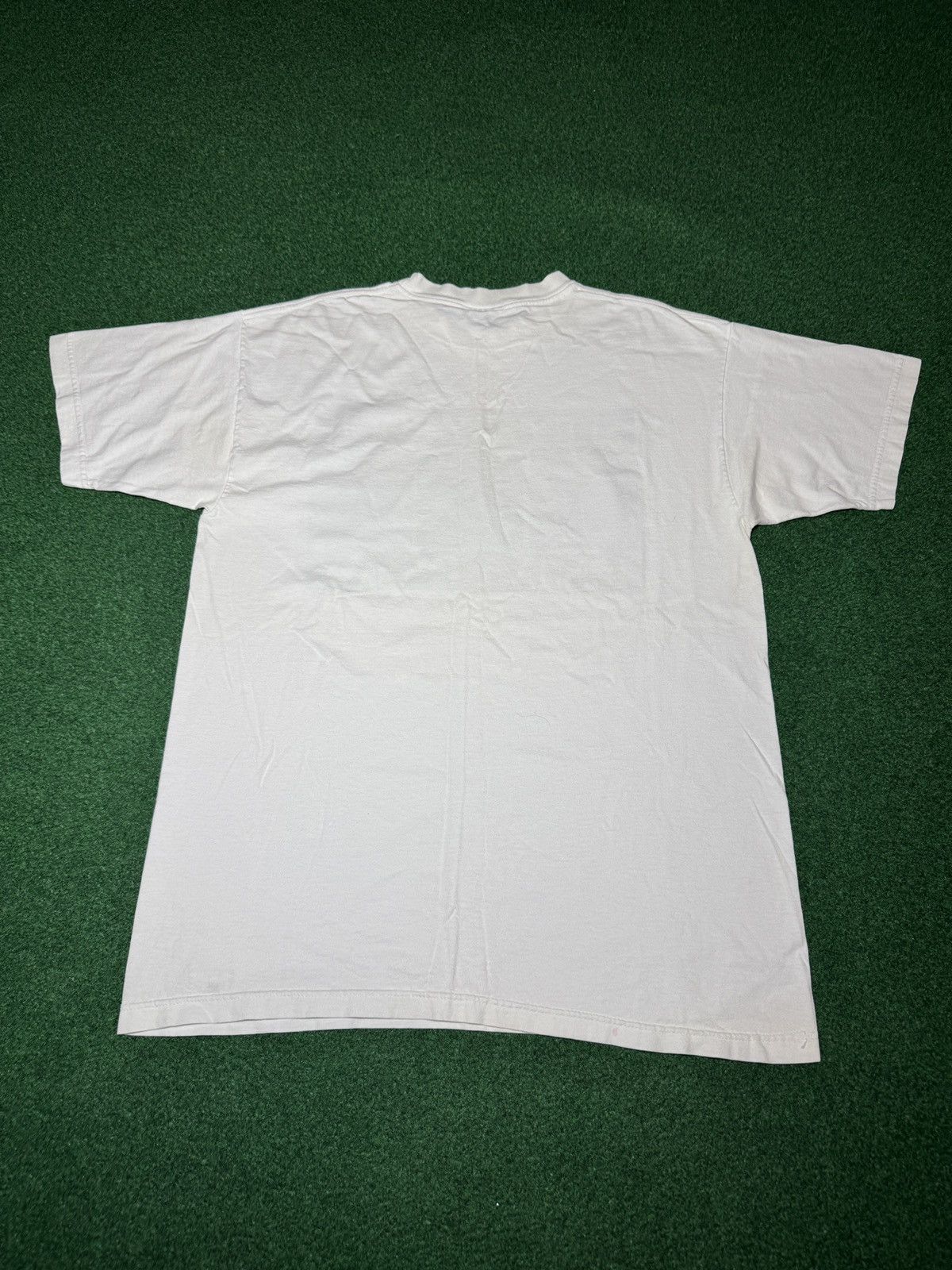 Jansport Slippery Rock University Large Vintage 90s White T Shirt Size US L / EU 52-54 / 3 - 5 Thumbnail