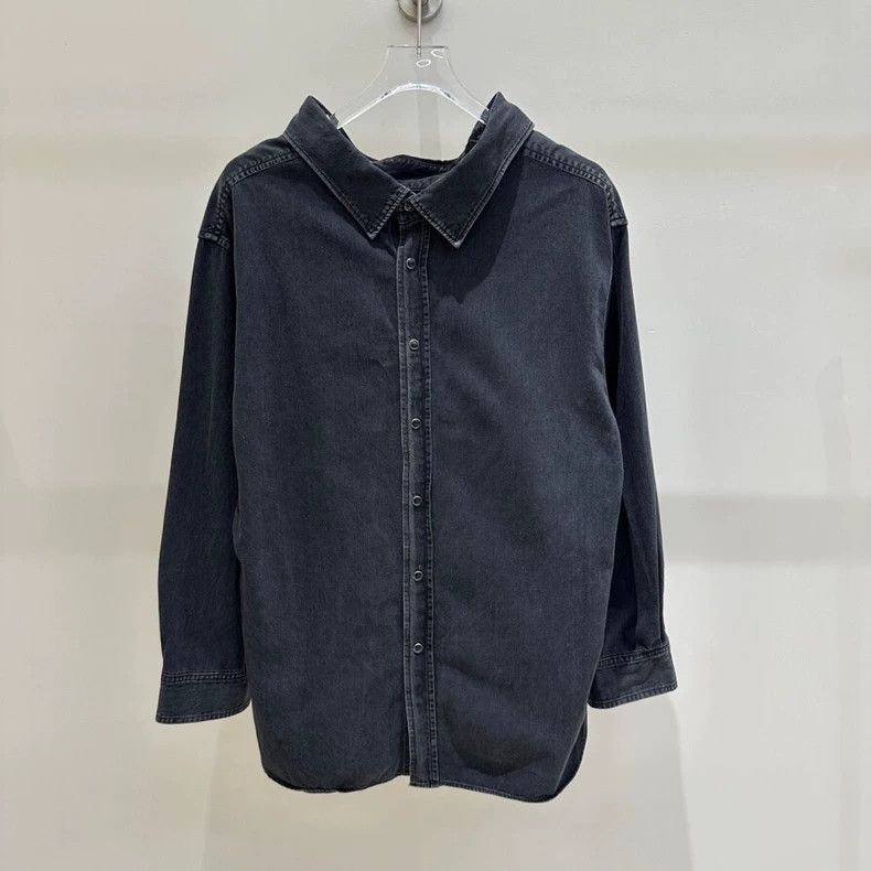 Balenciaga Balenciaga size 36 Black cotton lapel single-breasted long Size US XS / EU 42 / 0 - 1 Thumbnail
