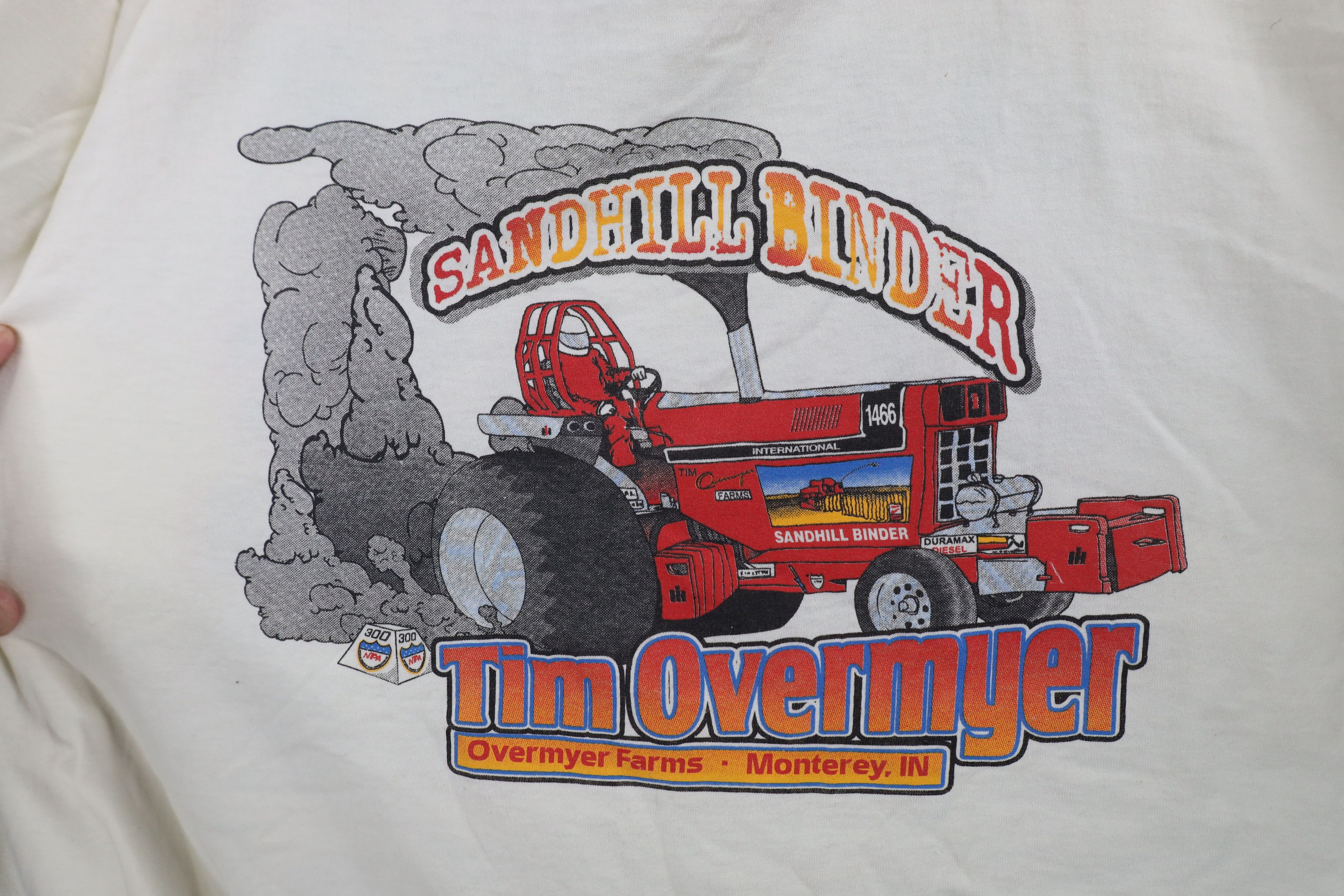 Vintage Vintage 90s Sandhill Binder Tim Overmyer Tractor T-Shirt Size US XXL / EU 58 / 5 - 7 Thumbnail