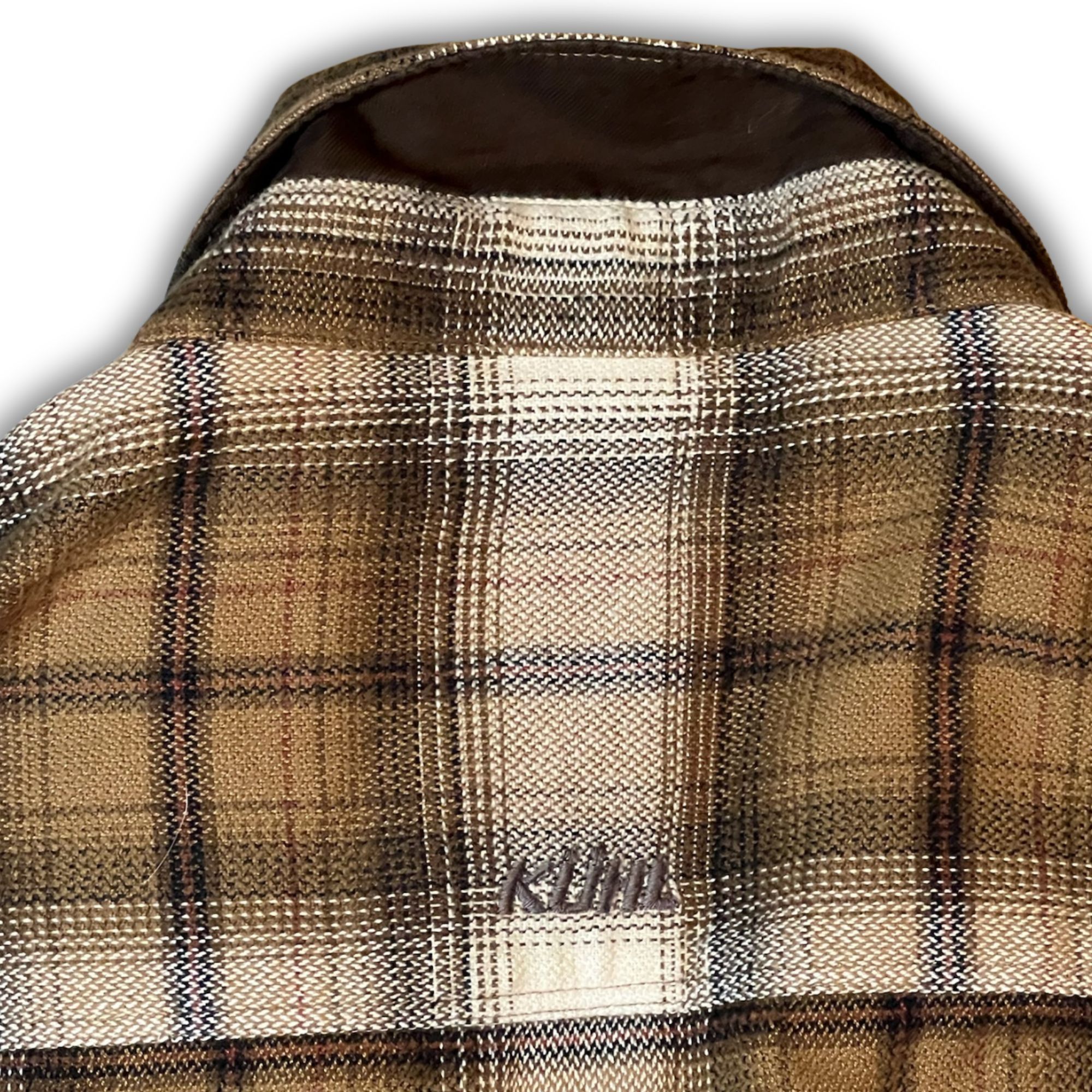 Kuhl Kühl Mens The Law Flannel Shirt Large Plaid Brown/White 100% Size US L / EU 52-54 / 3 - 5 Thumbnail