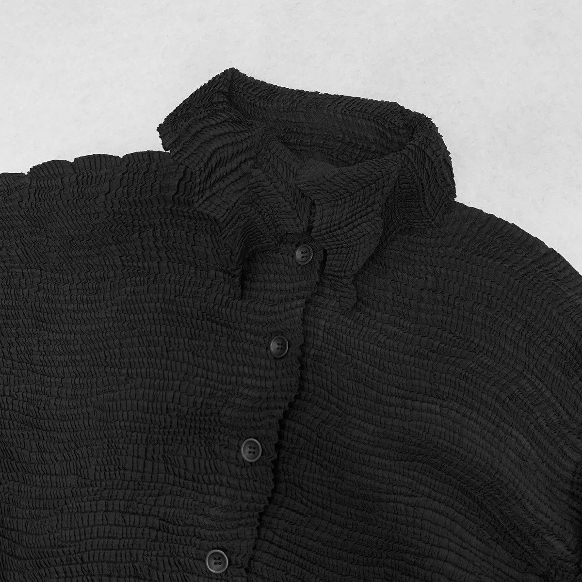 Issey Miyake Issey Miyake Fall 1998 Origami Pleated Button Up Top Size M / US 6-8 / IT 42-44 - 3 Thumbnail