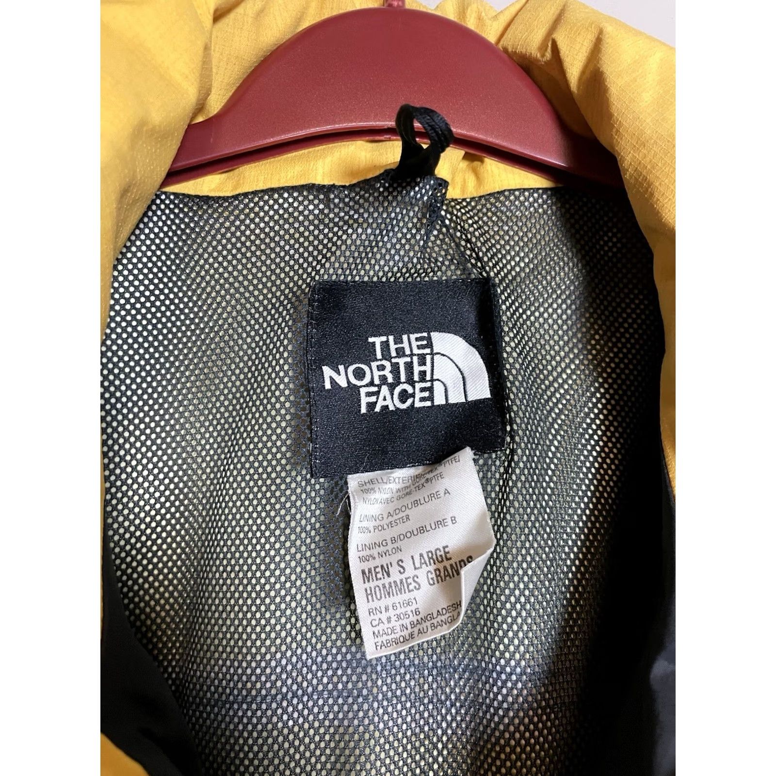 The North Face VINTAGE The North Face Gore-Tex Jacket Men L Yellow Water Resistant Rain Coat Wind Ski Hiking 90s (B510) Size US L / EU 52-54 / 3 - 4 Thumbnail