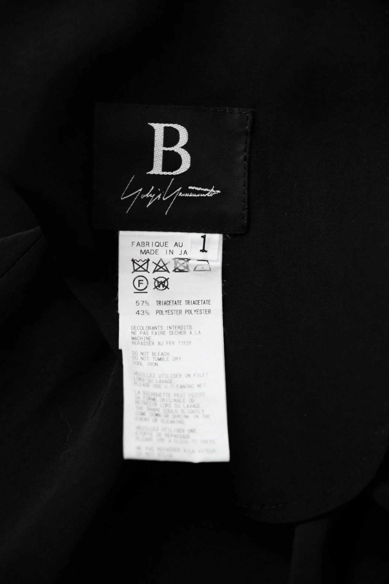 Yohji Yamamoto Yohji Yamamoto 19SS Vtg Triacetate Wide-Leg Pants Unisex Size 26" / US 2 / IT 38 - 9 Thumbnail