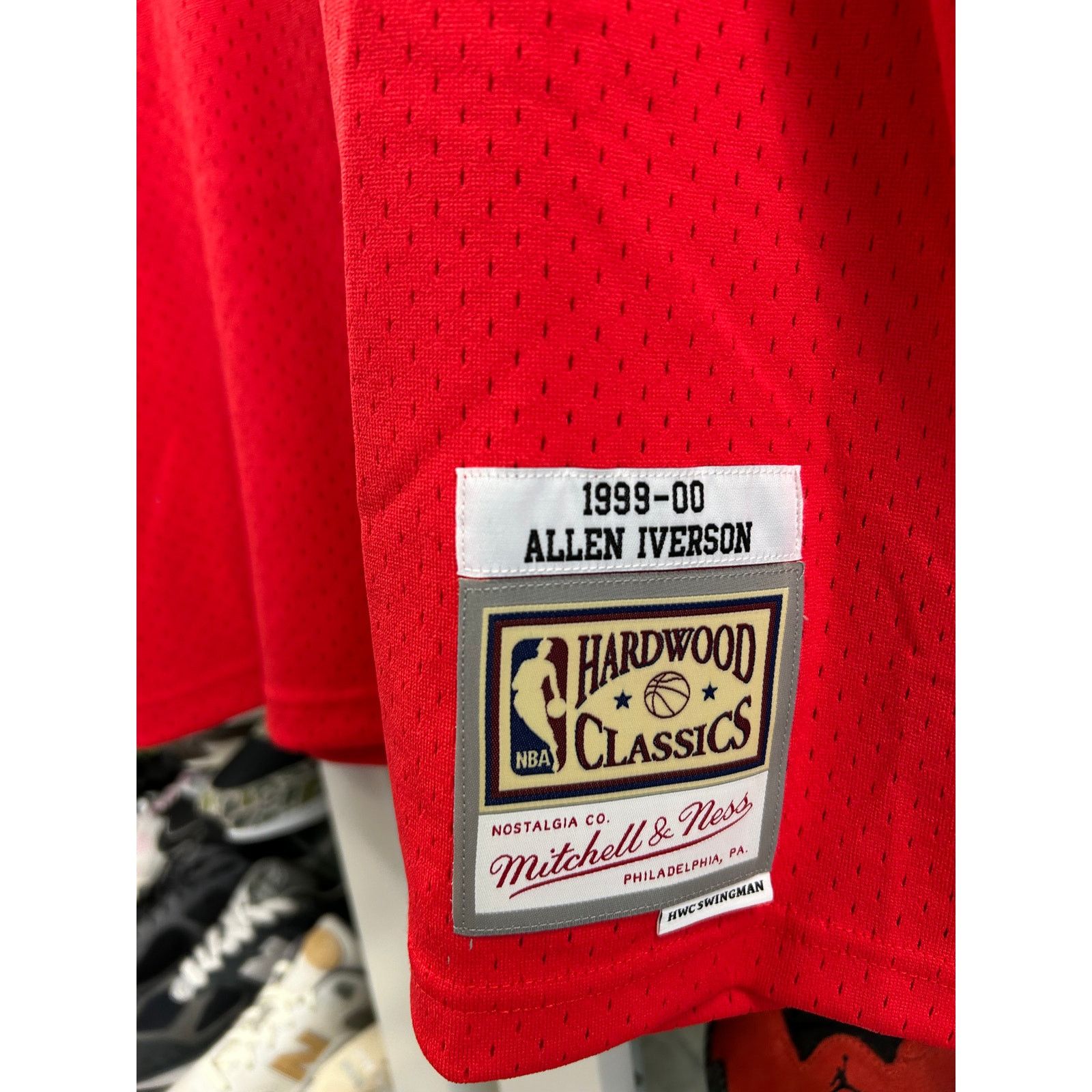 NBA NBA Philadelphia 76ers Allen Iverson Hardwood jersey L Large Size US L / EU 52-54 / 3 - 7 Thumbnail