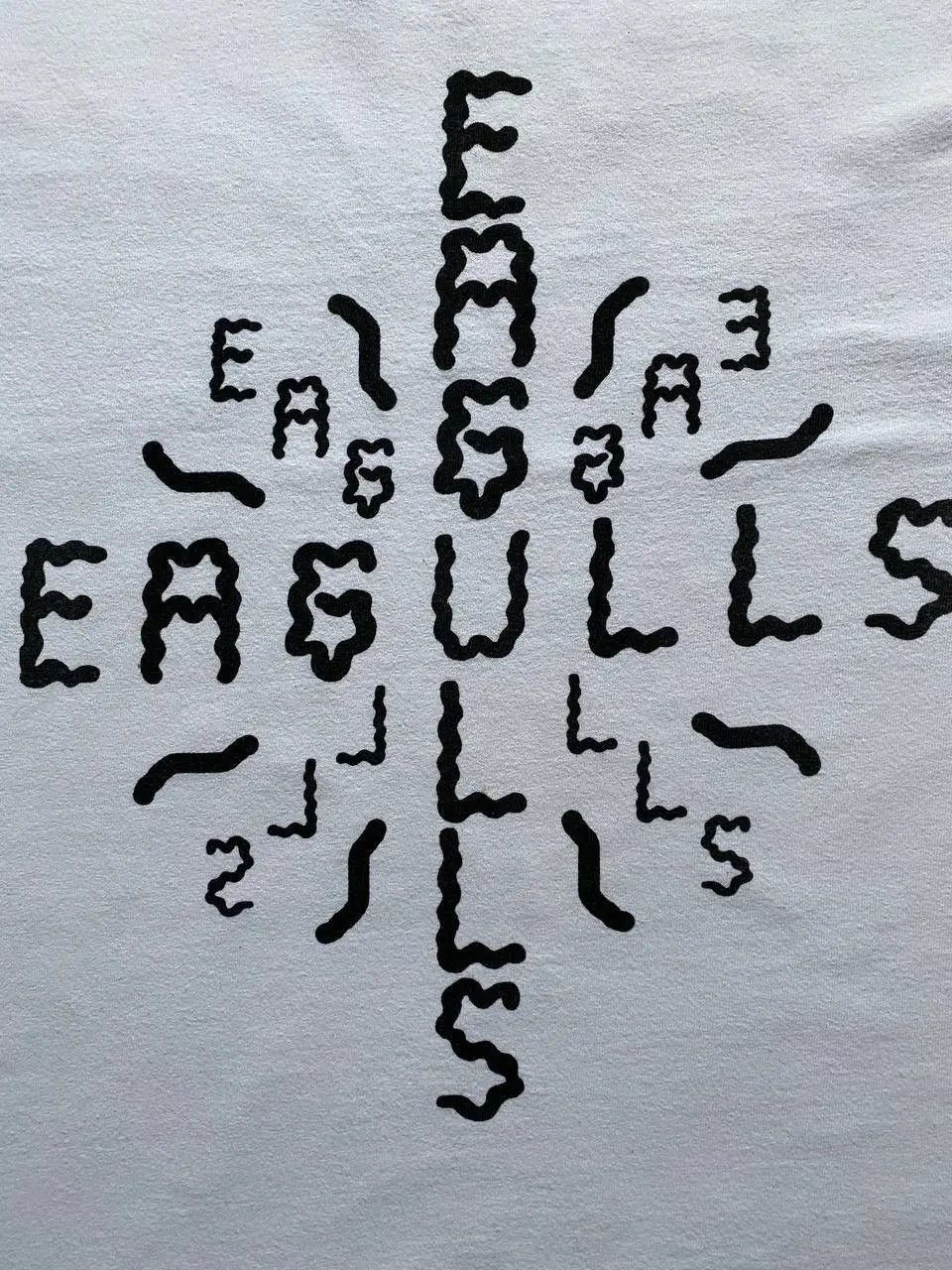 RARE EAGULLS LOGO POST PUNK BAND T SHIRT