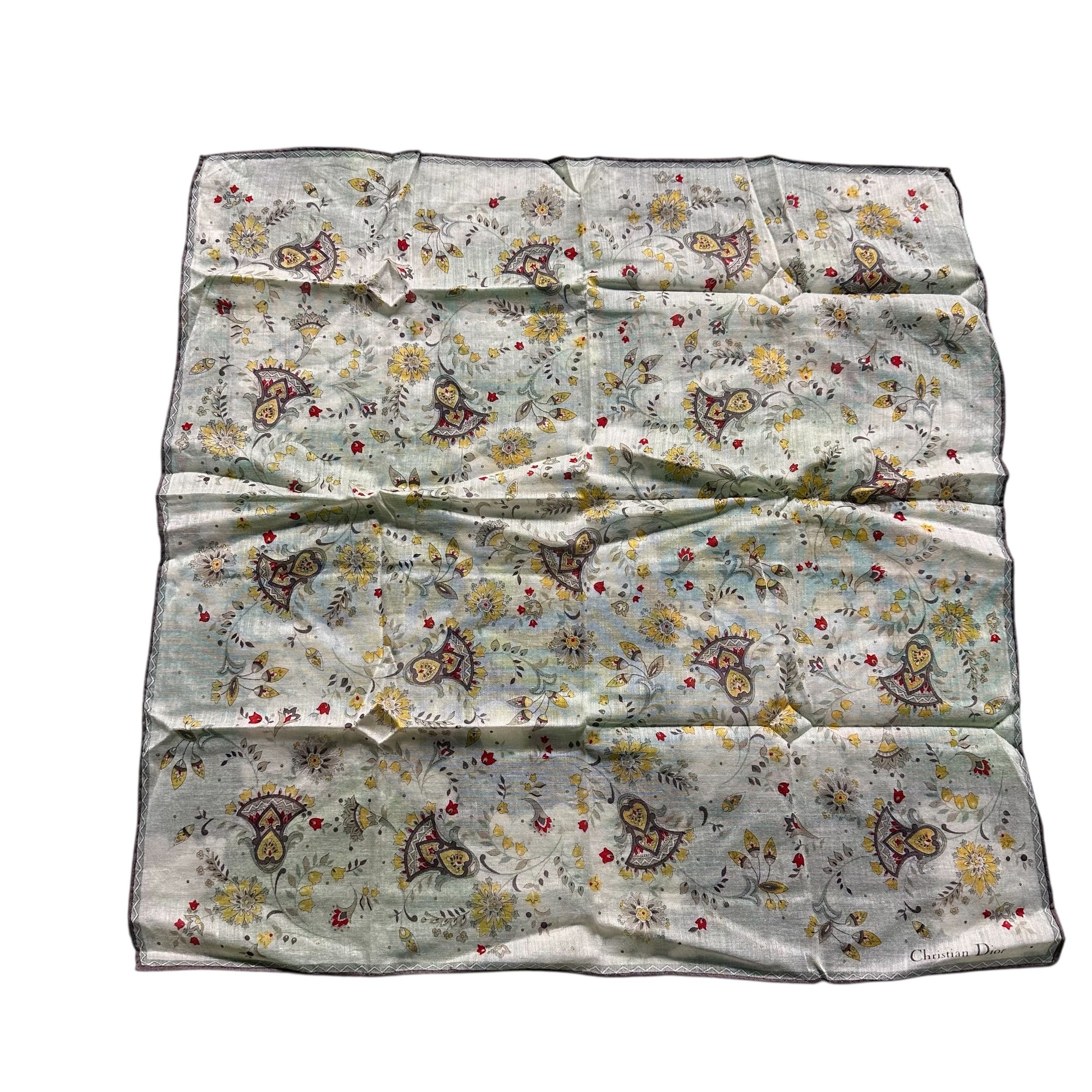 Christian Dior Monsieur × Vintage 🔥RARE🔥Christian Dior Neckerchief Handkerchief Size ONE SIZE - 2 Thumbnail