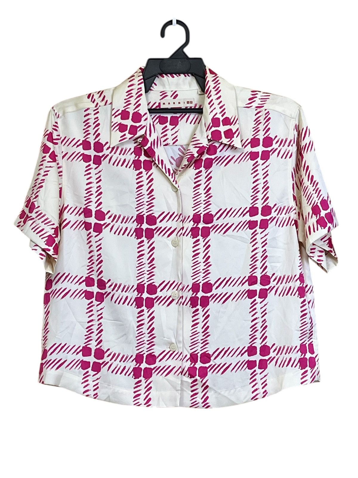 GRAIL🔥MARNI X UNIQLO CROPPED BUTTON UPS WOMEN SHIRT