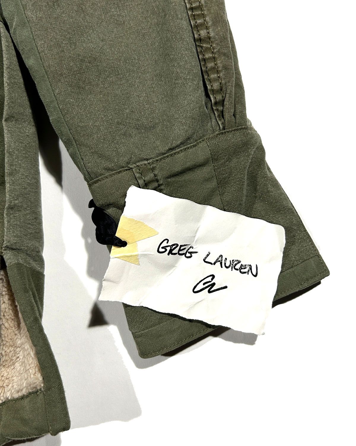 Greg Lauren GREG LAUREN ARMY SCRAPWORK SHERPA LINED JACKET Size US M / EU 48-50 / 2 - 4 Thumbnail