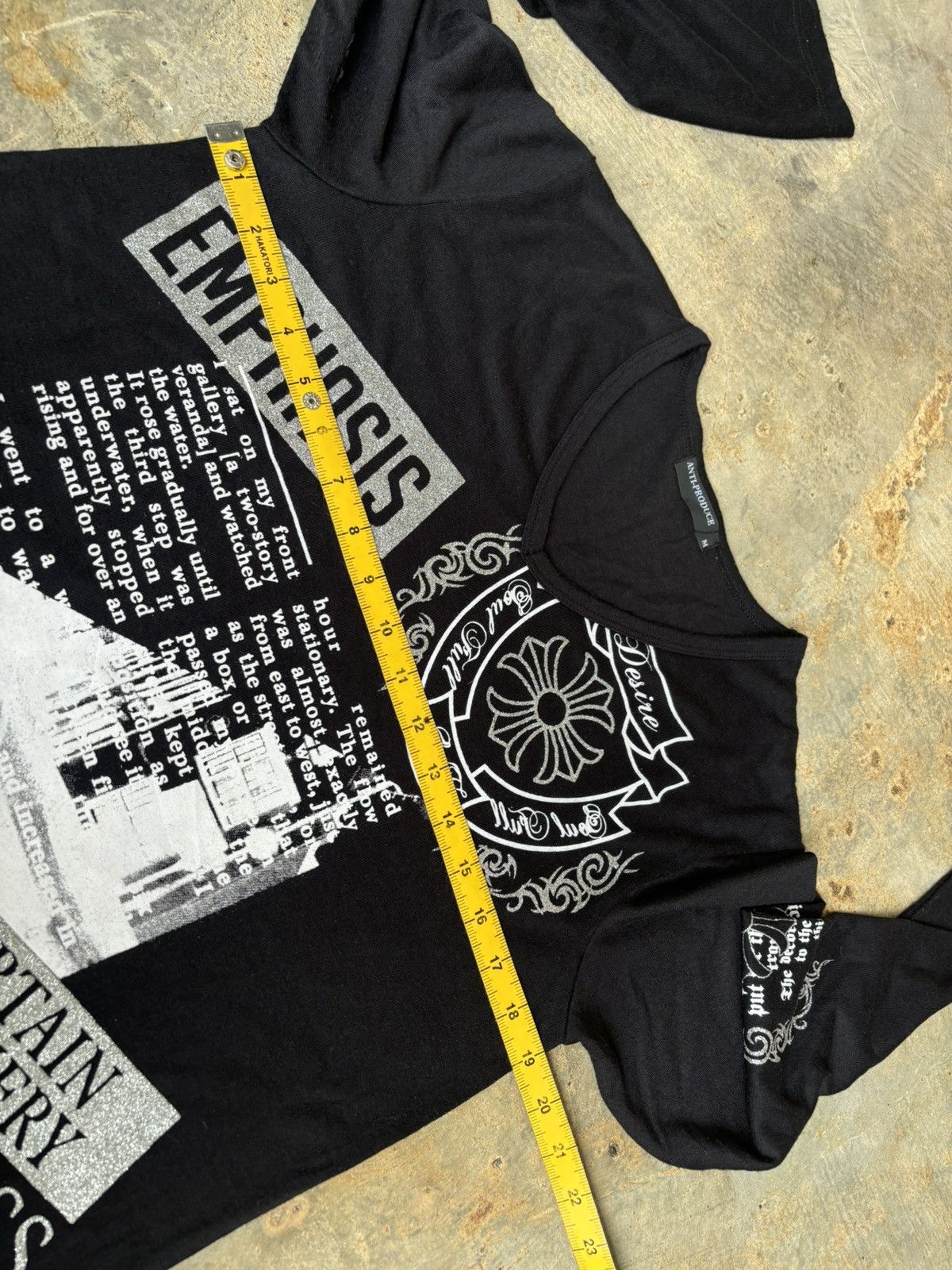 If Six Was Nine × Japanese Brand × Le Grande Bleu (L.G.B.) Y2k Poem Anti-Produce Ifsixwasnine Lgb Style Longsleeve Size US M / EU 48-50 / 2 - 6 Thumbnail
