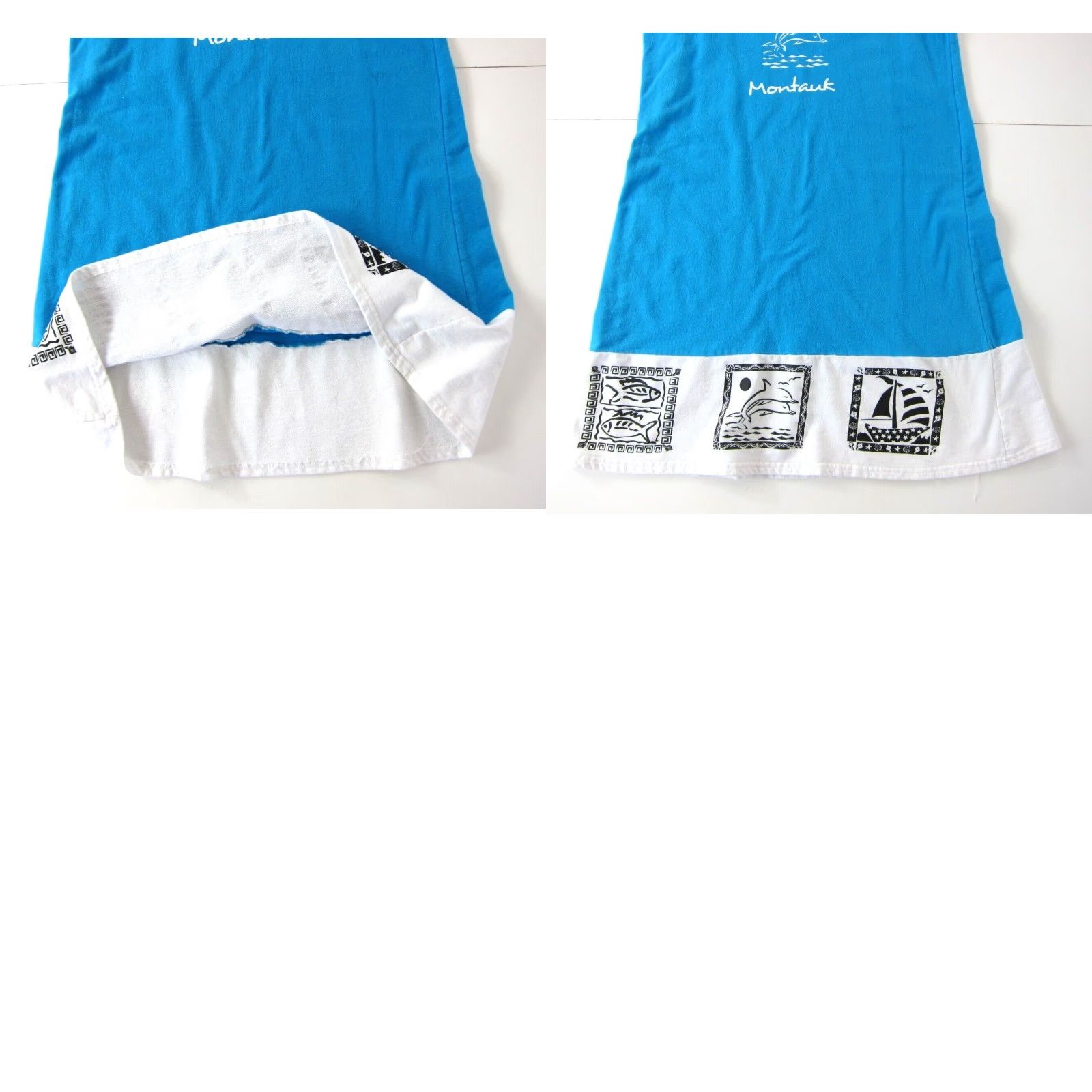 Vintage VINTAGE Popular Sports Montauk New York Blue Cotton Tunic Tank Dress M Womens Size M / US 6-8 / IT 42-44 - 8 Thumbnail