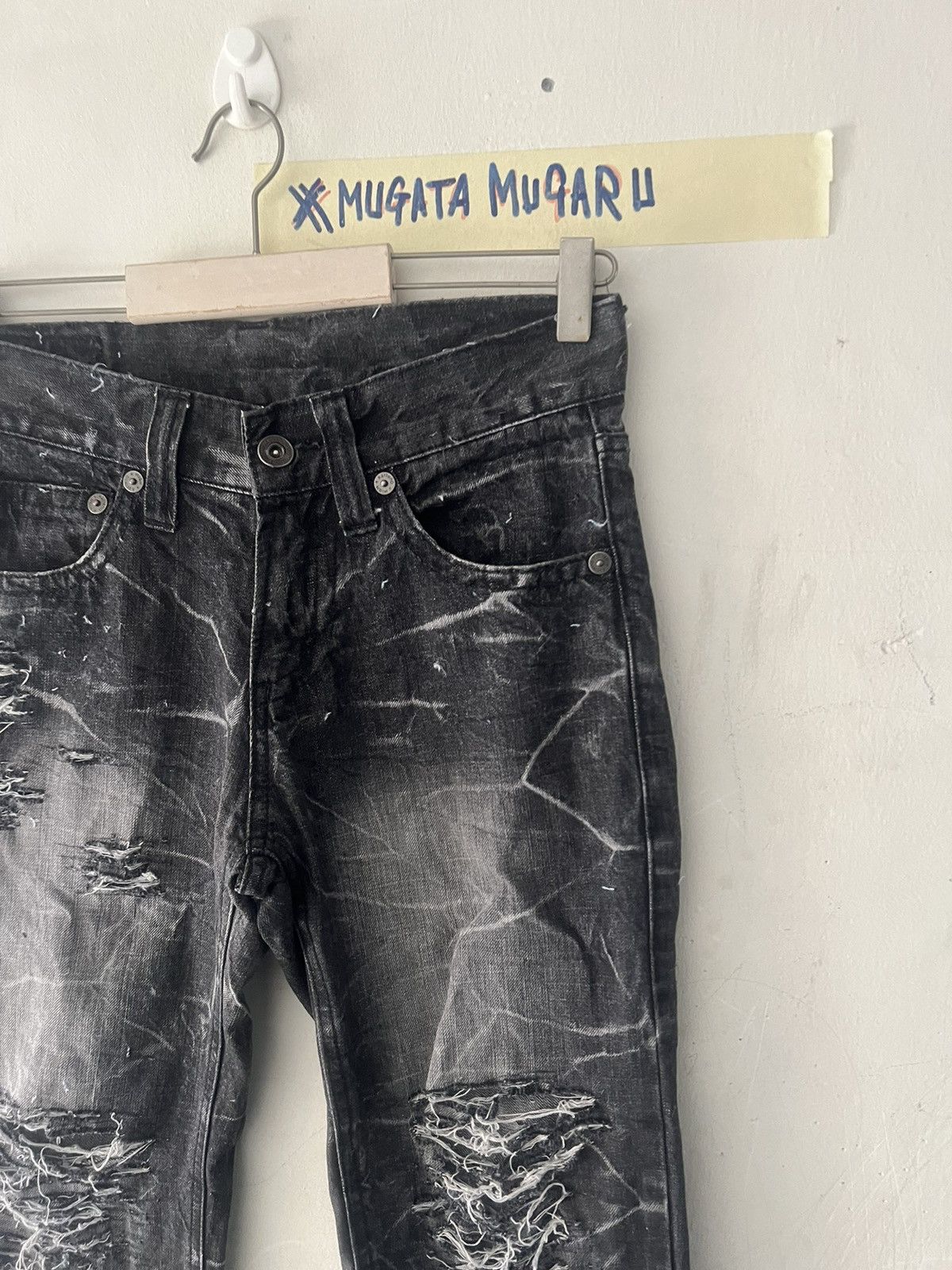 Japanese Brand × Vintage UNBRAND RIPPED DISTRESSED DENIM PANT Size US 28 / EU 44 - 6 Thumbnail