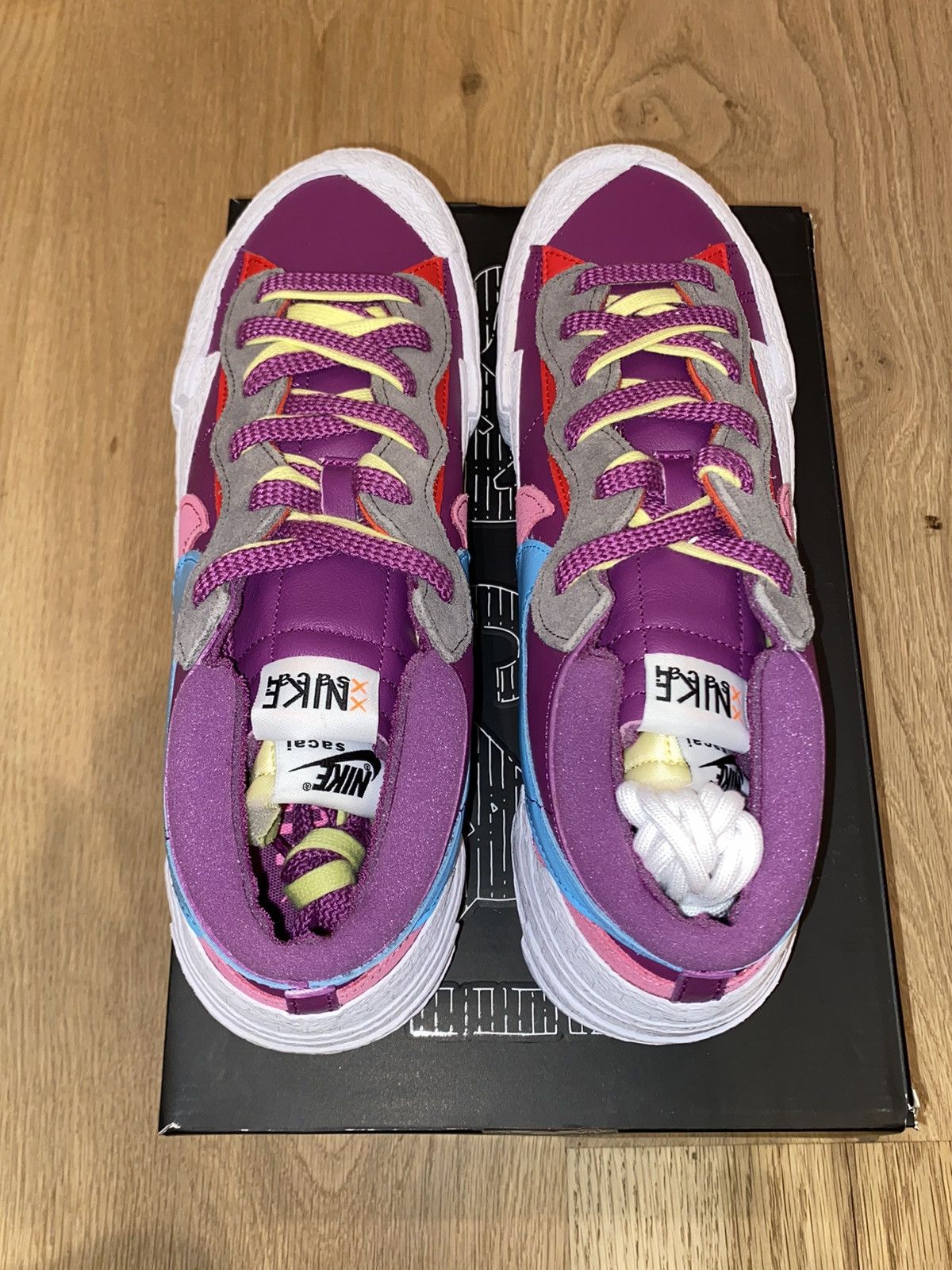 Kaws × Nike × Sacai Nike Blazer Low sacai KAWS Purple Dusk Size US 11.5 / EU 44-45 - 5 Thumbnail