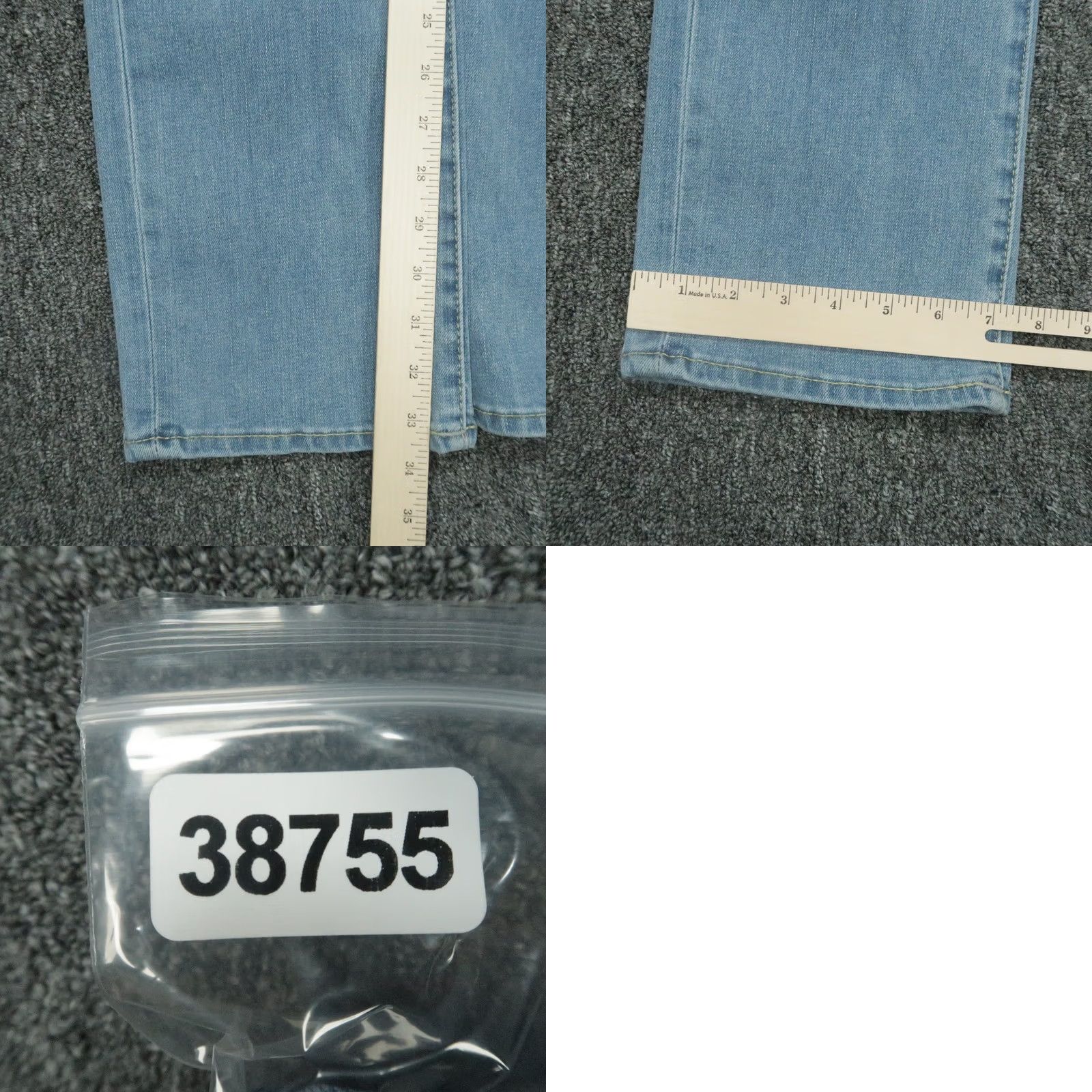 True Religion VINTAGE True Religion Jeans Mens 30x34 Light Blue Ricky Relaxed Straight Stretch Denim Slim? No, keep style: Straight Size US 30 / EU 46 - 9 Thumbnail