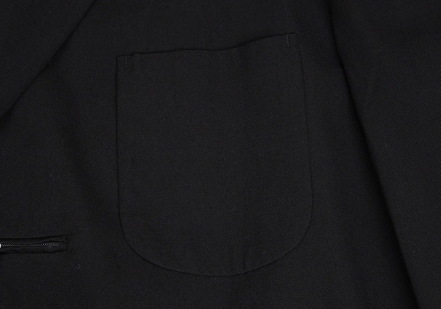 Yohji Yamamoto Yohji Yamamoto Wool Gabardine Jacket Black 2 Size US M / EU 48-50 / 2 - 4 Thumbnail