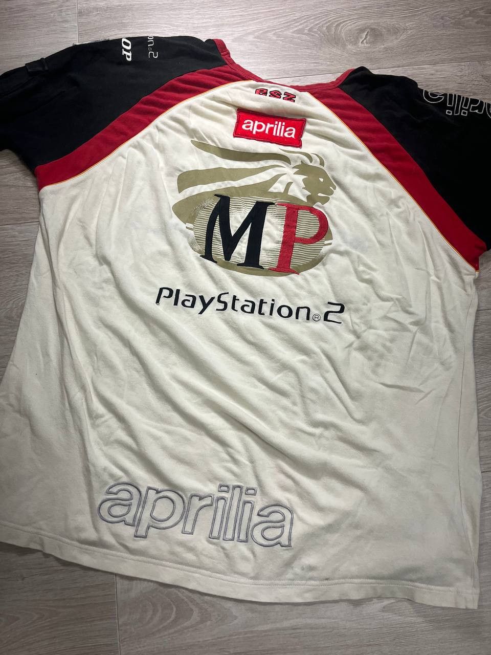 NASCAR vintage t-shirt Aprila Nascar Dunlop Italy Size US L / EU 52-54 / 3 - 2 Thumbnail