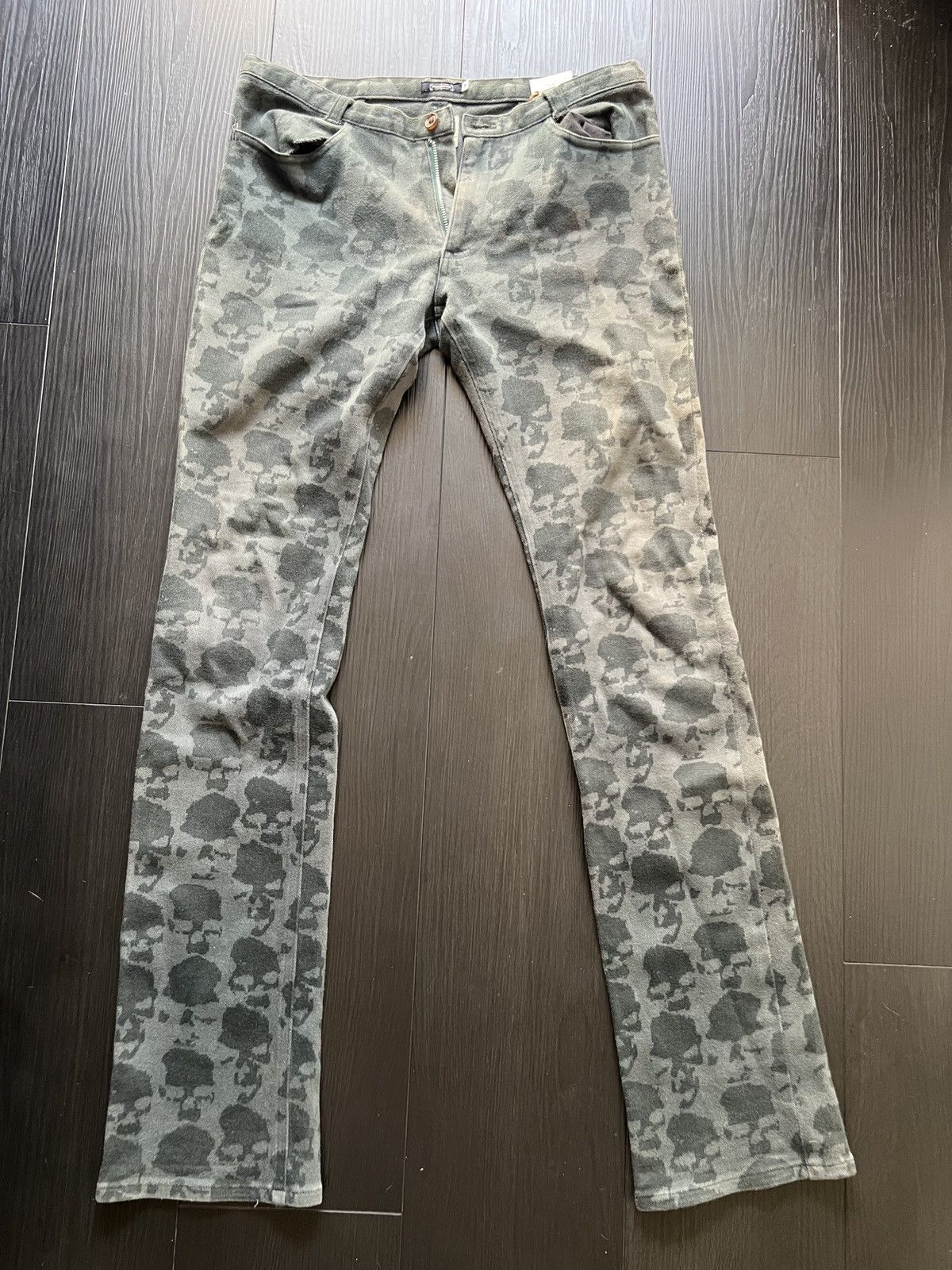 Undercover AW2001 Grey Skull Pants