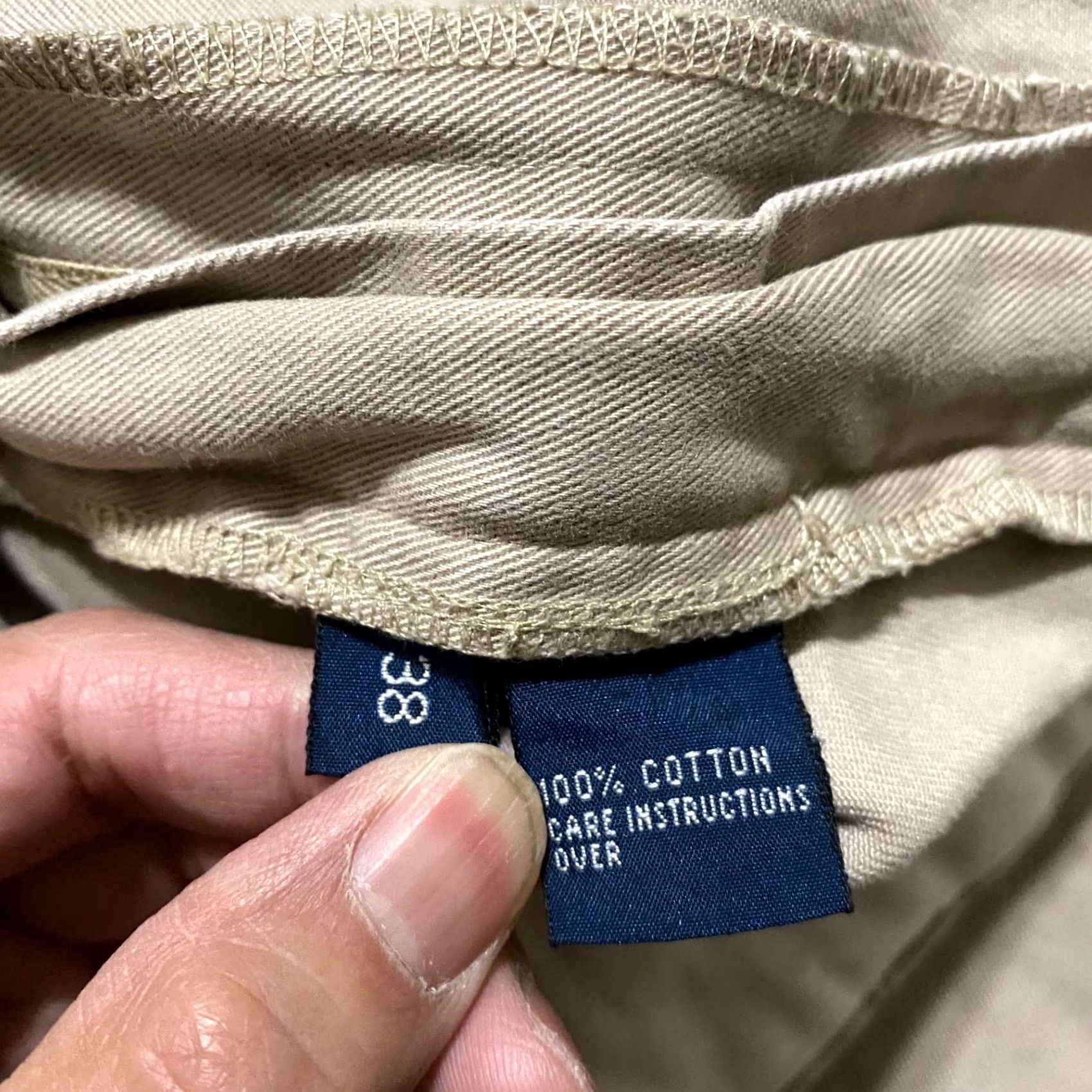 Polo Ralph Lauren Polo Ralph Lauren Mens Shorts Beige Chino 38 Inseam 9" Mid Rise Flat Front Casual Pockets (Regular) Tan Beige Mens Size US M / EU 48-50 / 2 - 4 Thumbnail