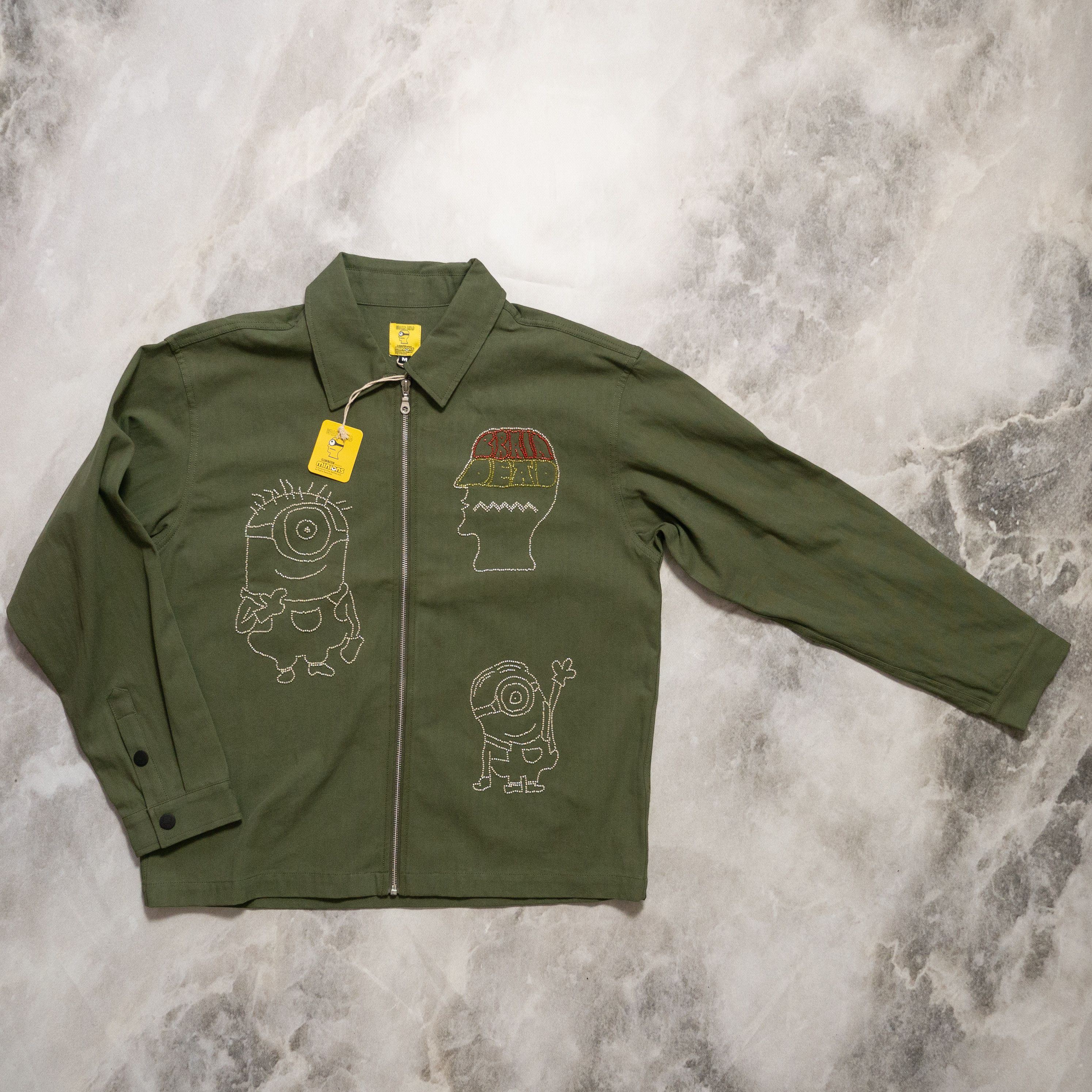 Brain Dead Brain Dead x Minions Beaded Jacket M Rare New Size US M / EU 48-50 / 2 - 2 Thumbnail