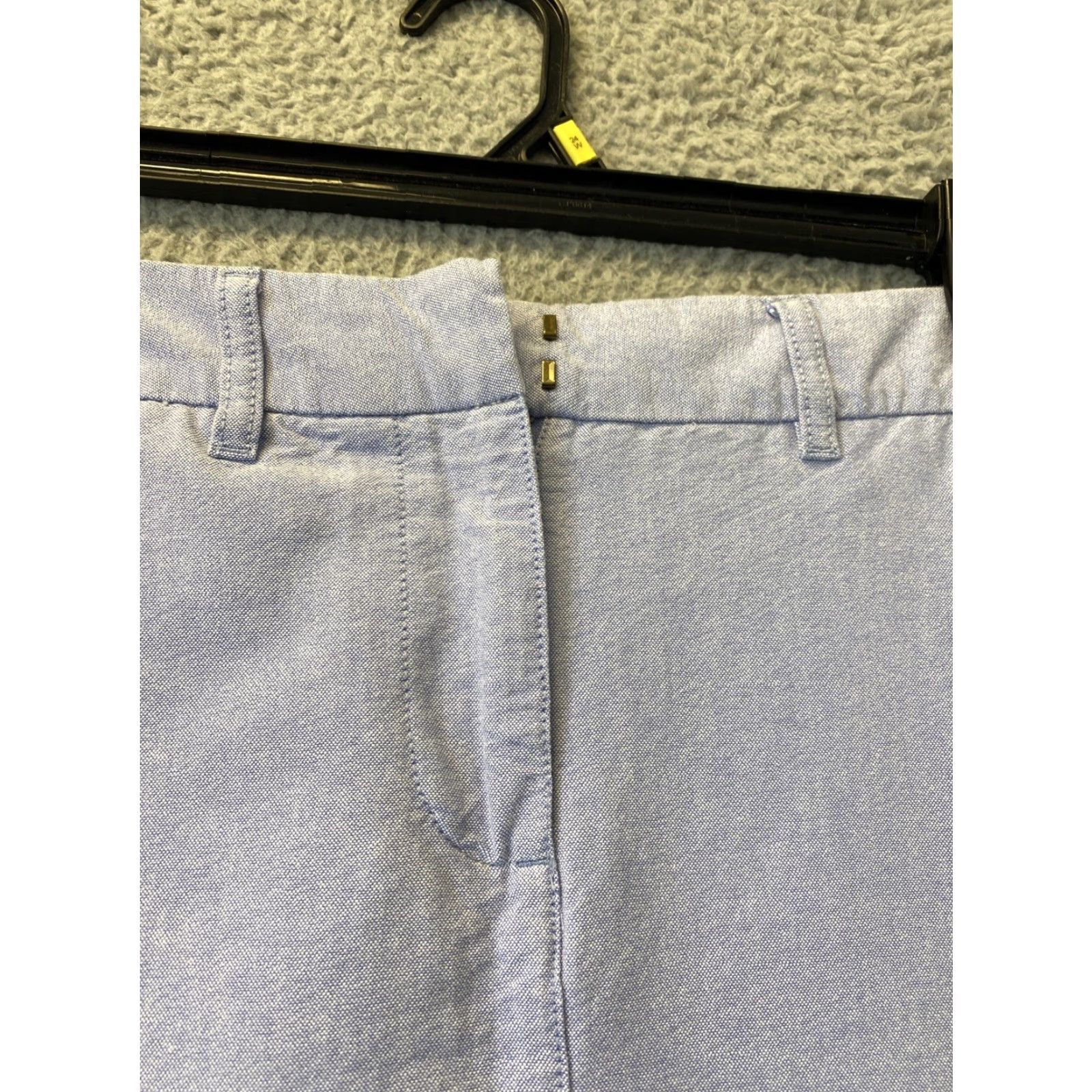 Vintage VINTAGE LL Bean Pencil Skirt Women 8 Knee Length Light Blue Regular Stretch Slit Pockets Zipper Casual Travel Womens Size 30" / US 8 / IT 44 - 2 Thumbnail