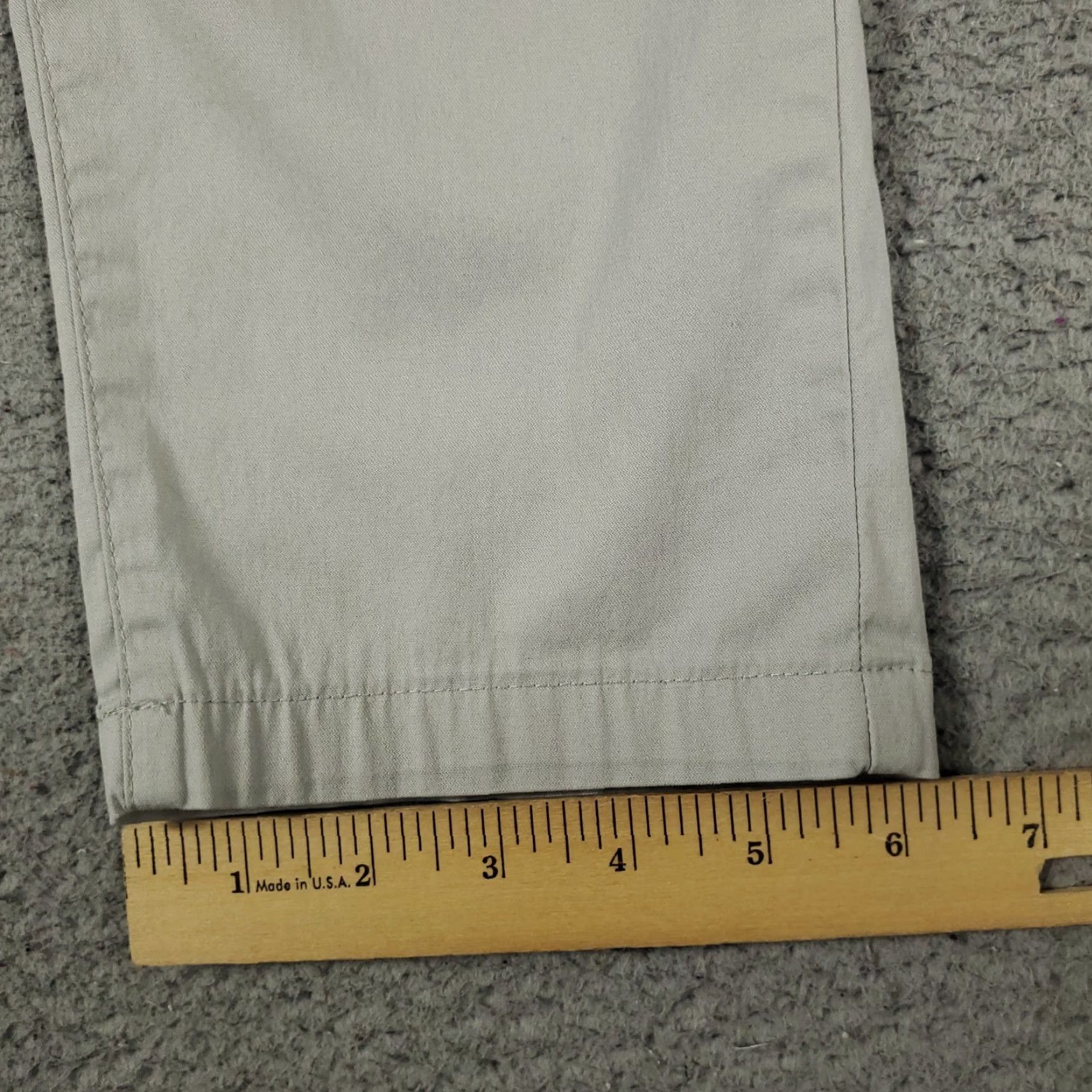 Vintage Bird Dogs Pants Mens 32x28 Gray Stretch Chino Trousers Sl ash Pocket Flat Front Regular Size US 32 / EU 48 - 7 Thumbnail