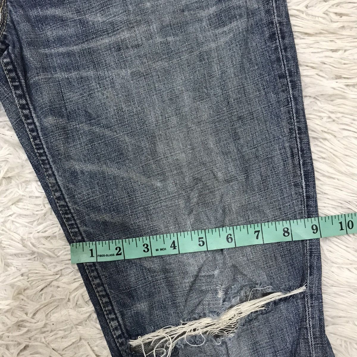 Levi's Vintage Clothing Vintage Levis Lot 502 Regular Cut Distressed Denim Jeans Size US 32 / EU 48 - 21 Thumbnail
