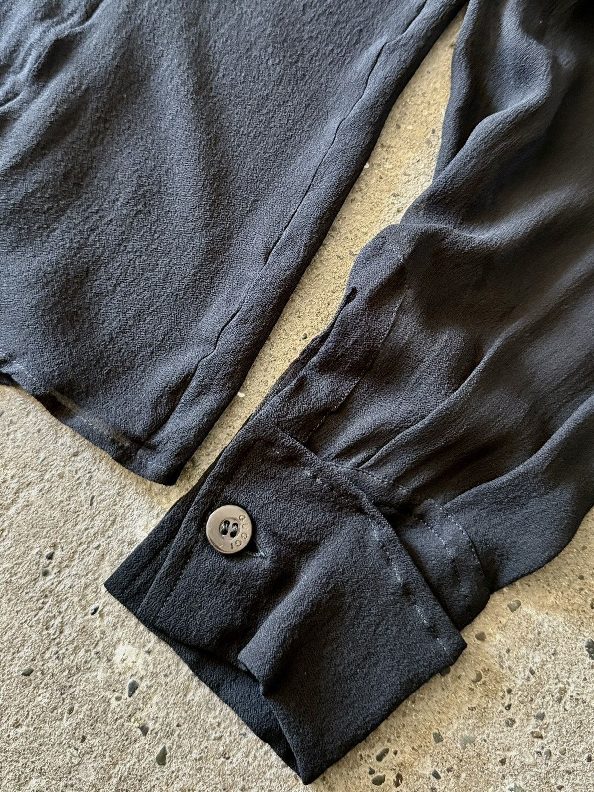 Gucci Gucci - Tom Ford - Fall 1996 - Sheer Silk with Epaulettes Size S / US 4 / IT 40 - 12 Thumbnail