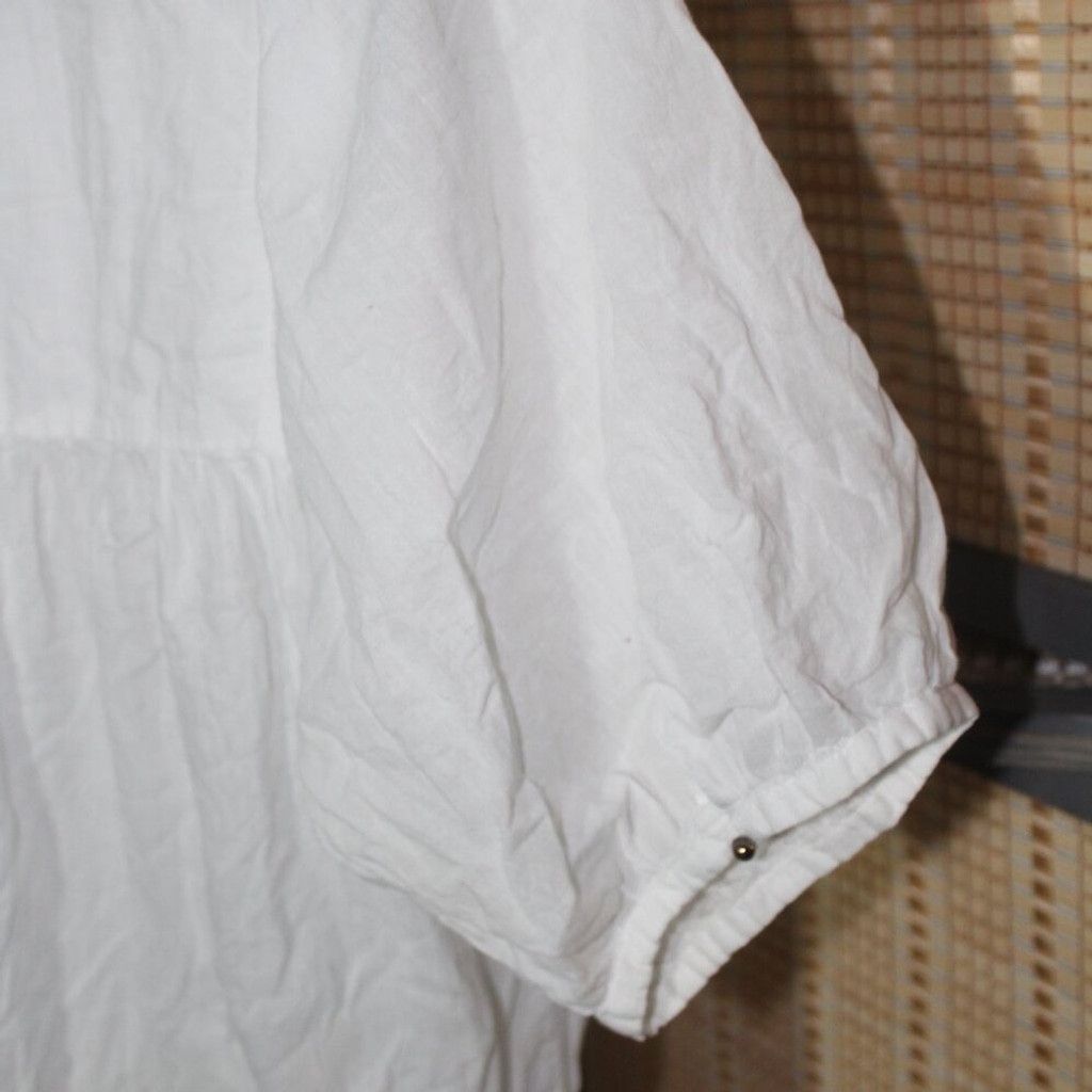 Other Earhbound Trading Co Embroidered Short-Sleeve Peasant Blouse Size S / US 4 / IT 40 - 4 Thumbnail