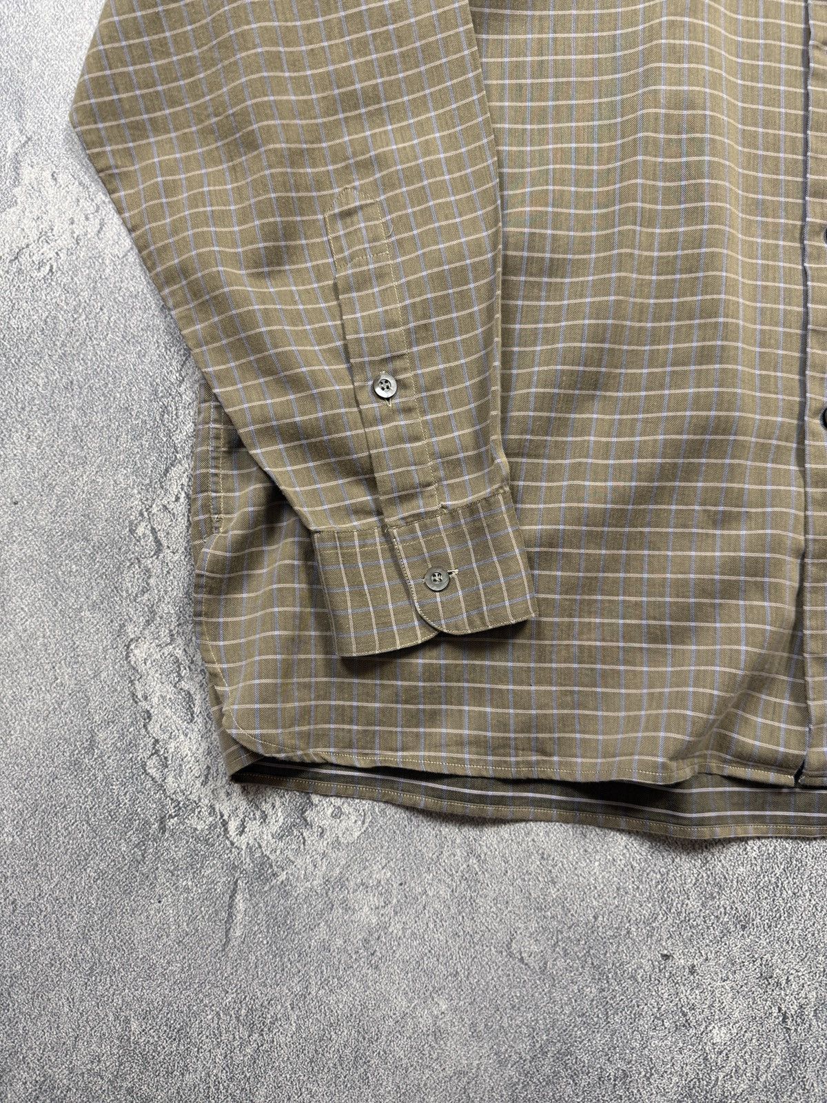 Ermenegildo Zegna Luxury Ermenegildo Zegna Striped Button Up Shirt Size US XXL / EU 58 / 5 - 4 Thumbnail