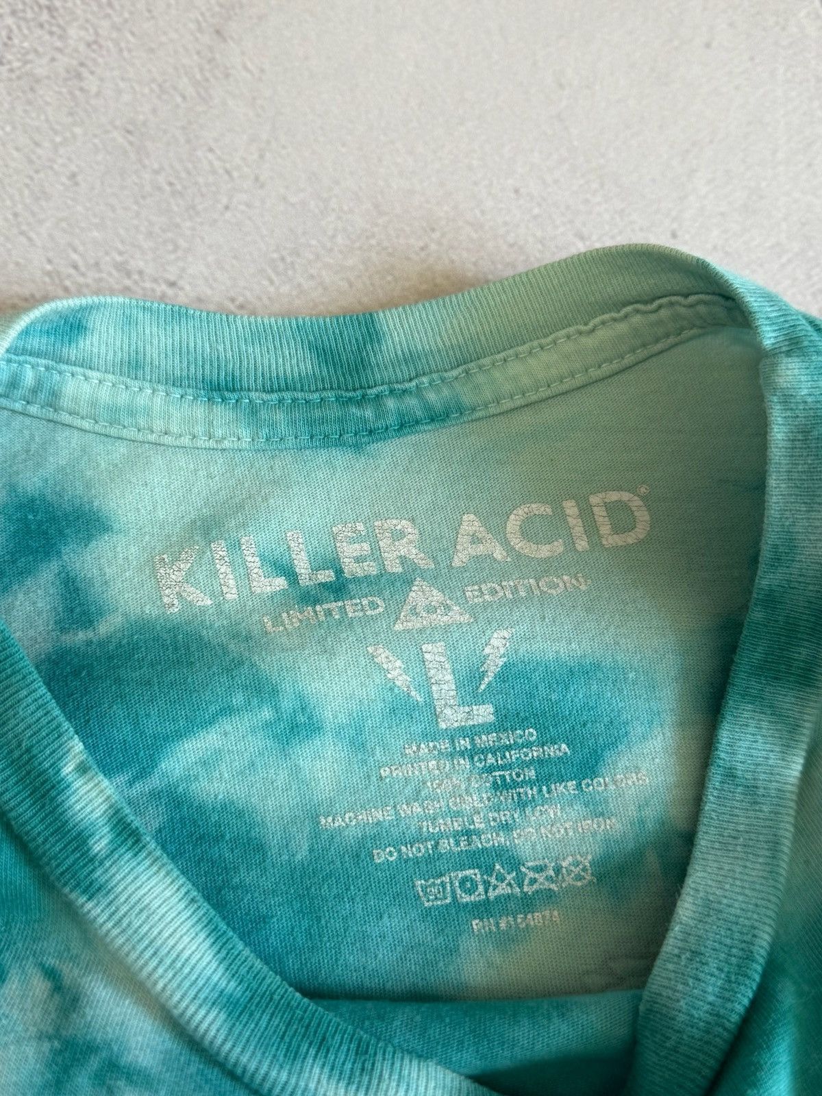 Killer Acid Killer Acid T Shirt Tee Big Logo Tie-Dye Mens L Size Y2K Size US L / EU 52-54 / 3 - 9 Thumbnail