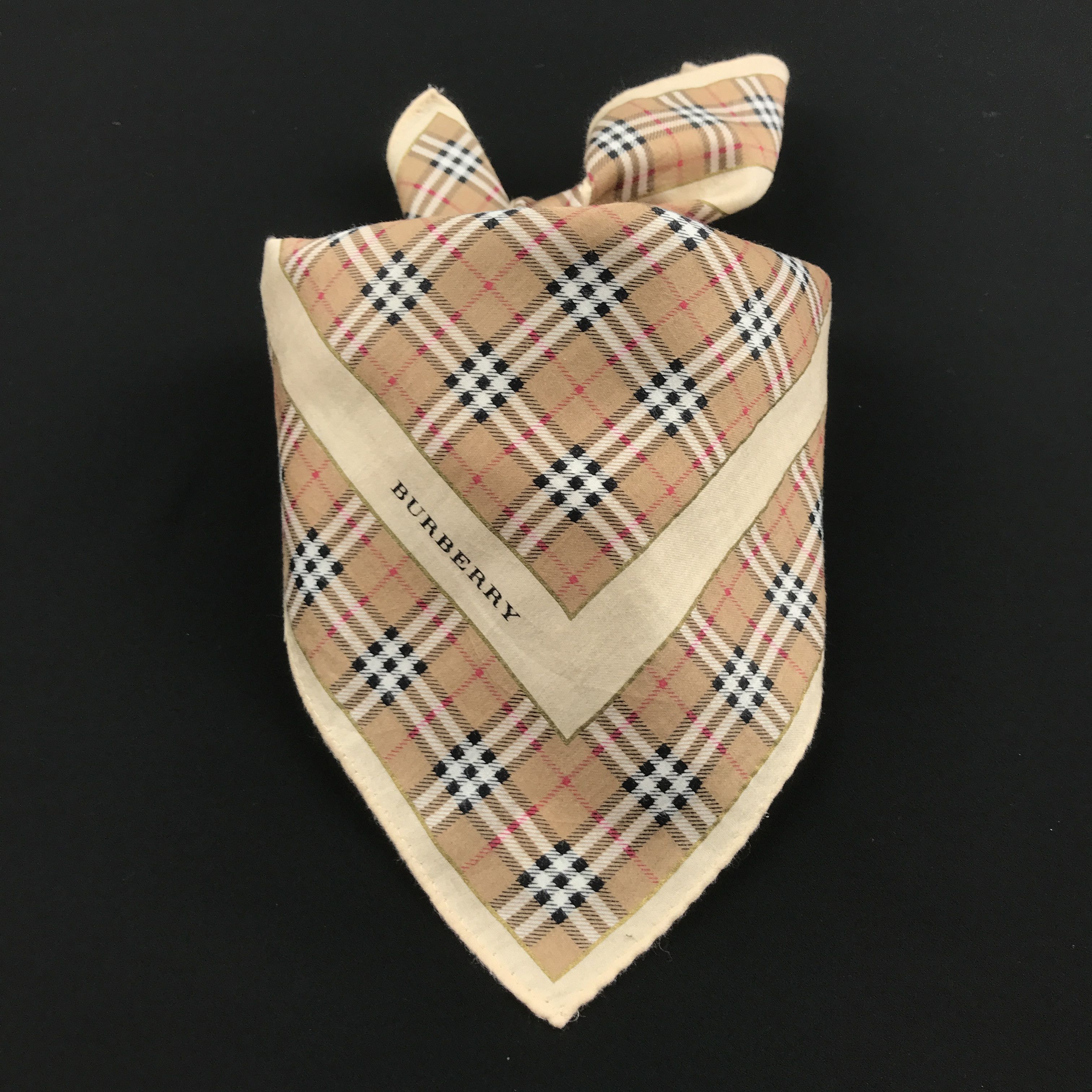 Burberry × Vintage Vintage Burberry Bandana Neckerchief Handkerchief Size ONE SIZE - 4 Thumbnail