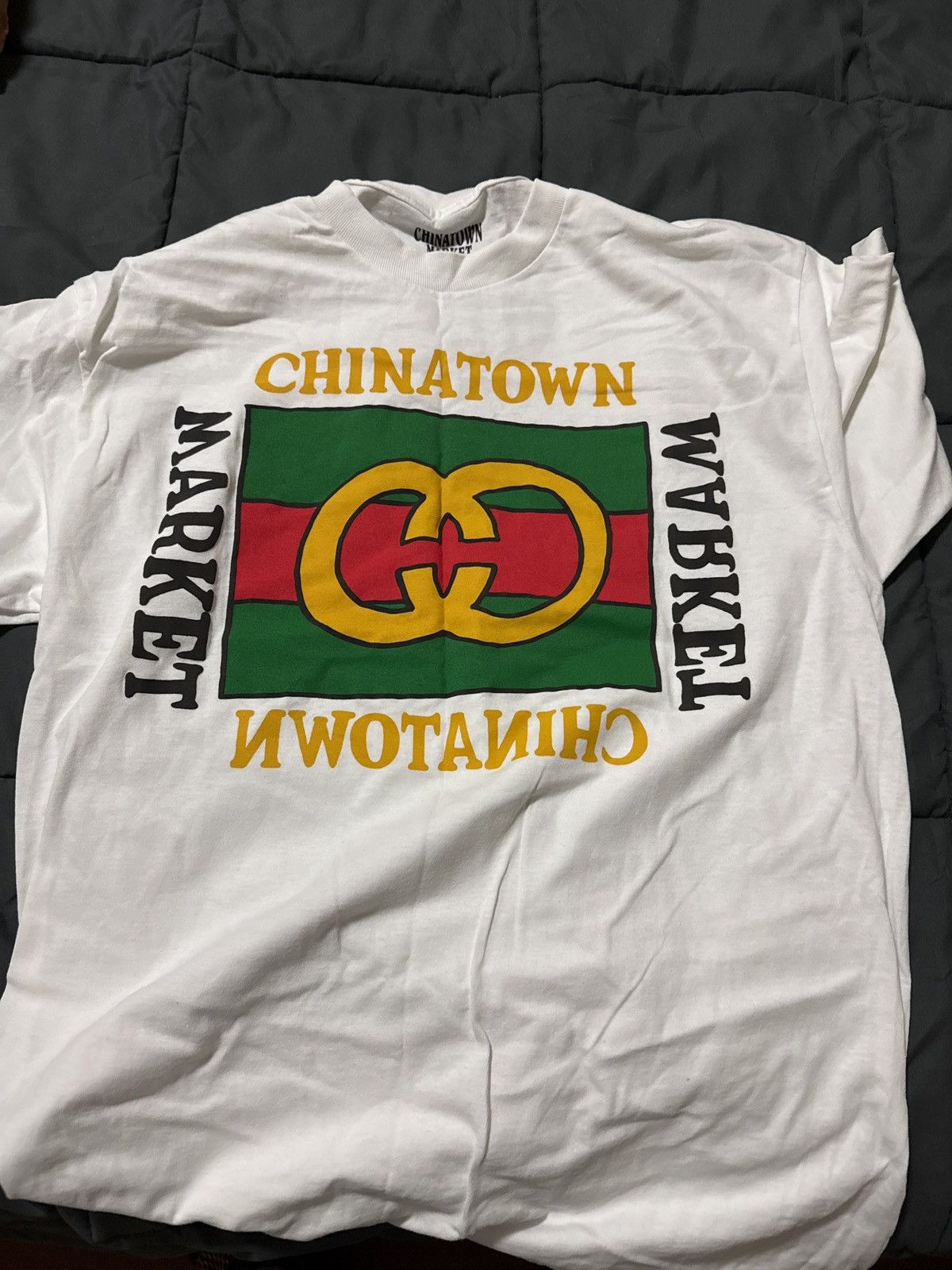 Other Chinatown Market Gucci White Tee Large Size US L / EU 52-54 / 3 - 1 Thumbnail