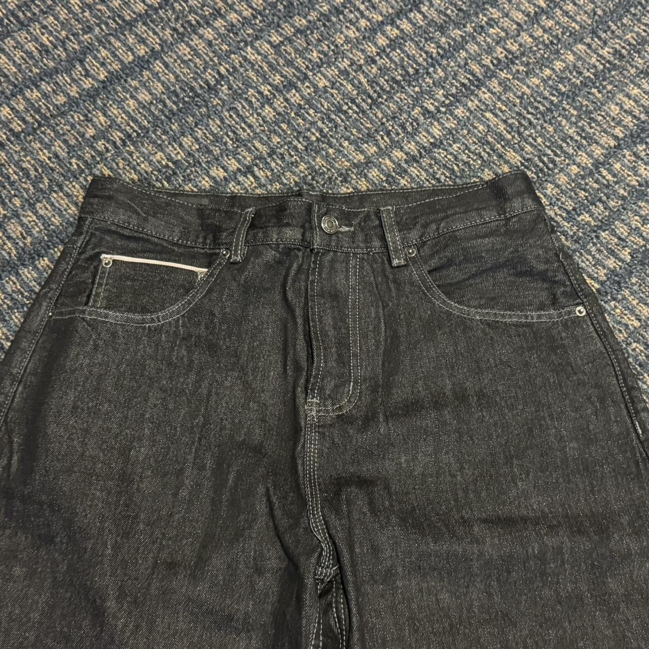 Other Black Japanese Selvedge Denim - 14oz Baggy Jeans Size 32 Size US 32 / EU 48 - 7 Thumbnail
