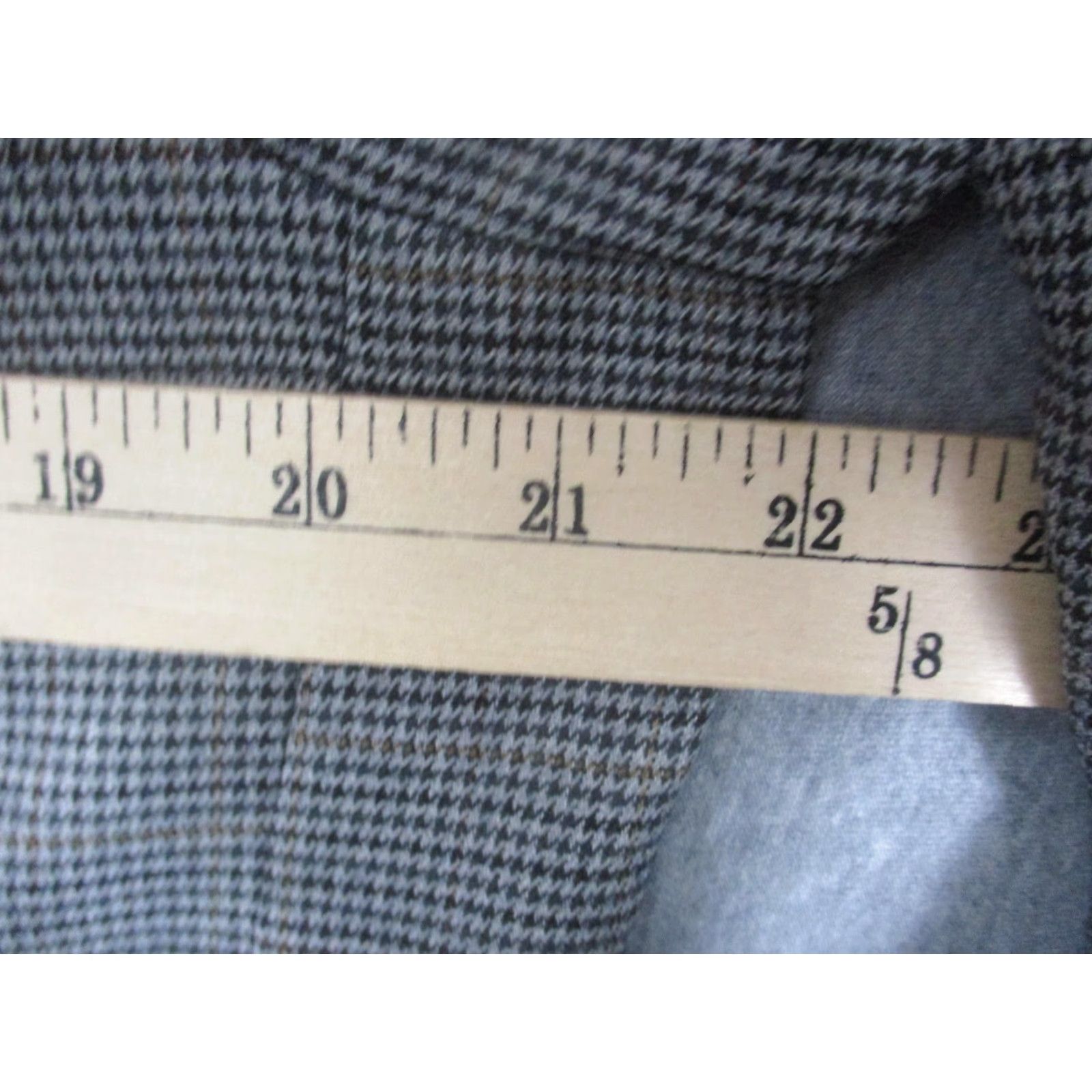 Ralph Lauren Lauren Ralph Lauren Blazer Mens 42R Gray Check Two Button Sport Coat Jacket Size 42R - 4 Thumbnail