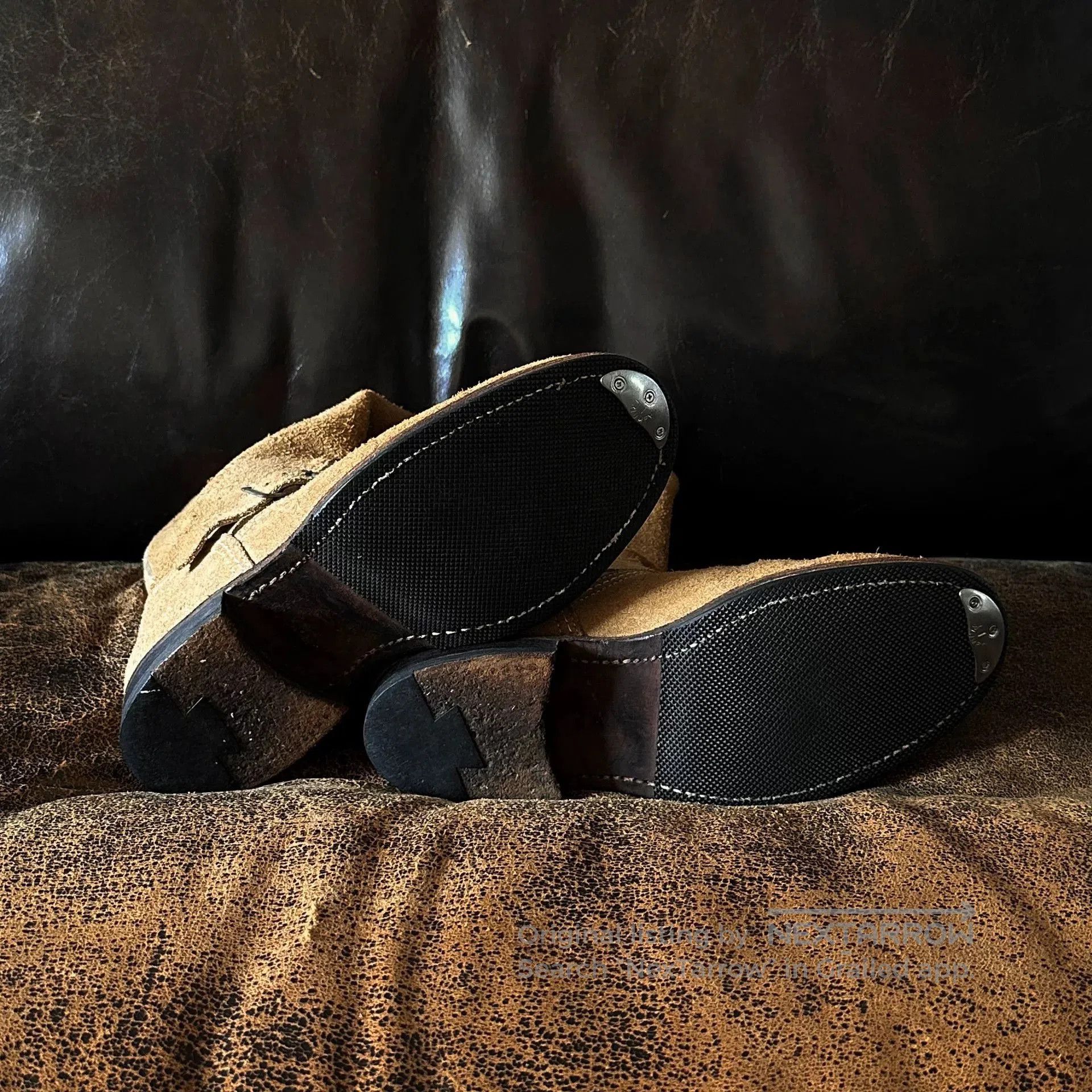 PHIGVEL MAKERS & Co. Phigvel Initial Suede Engineer Boots 7.5. Size US 7.5 / EU 40-41 - 6 Thumbnail