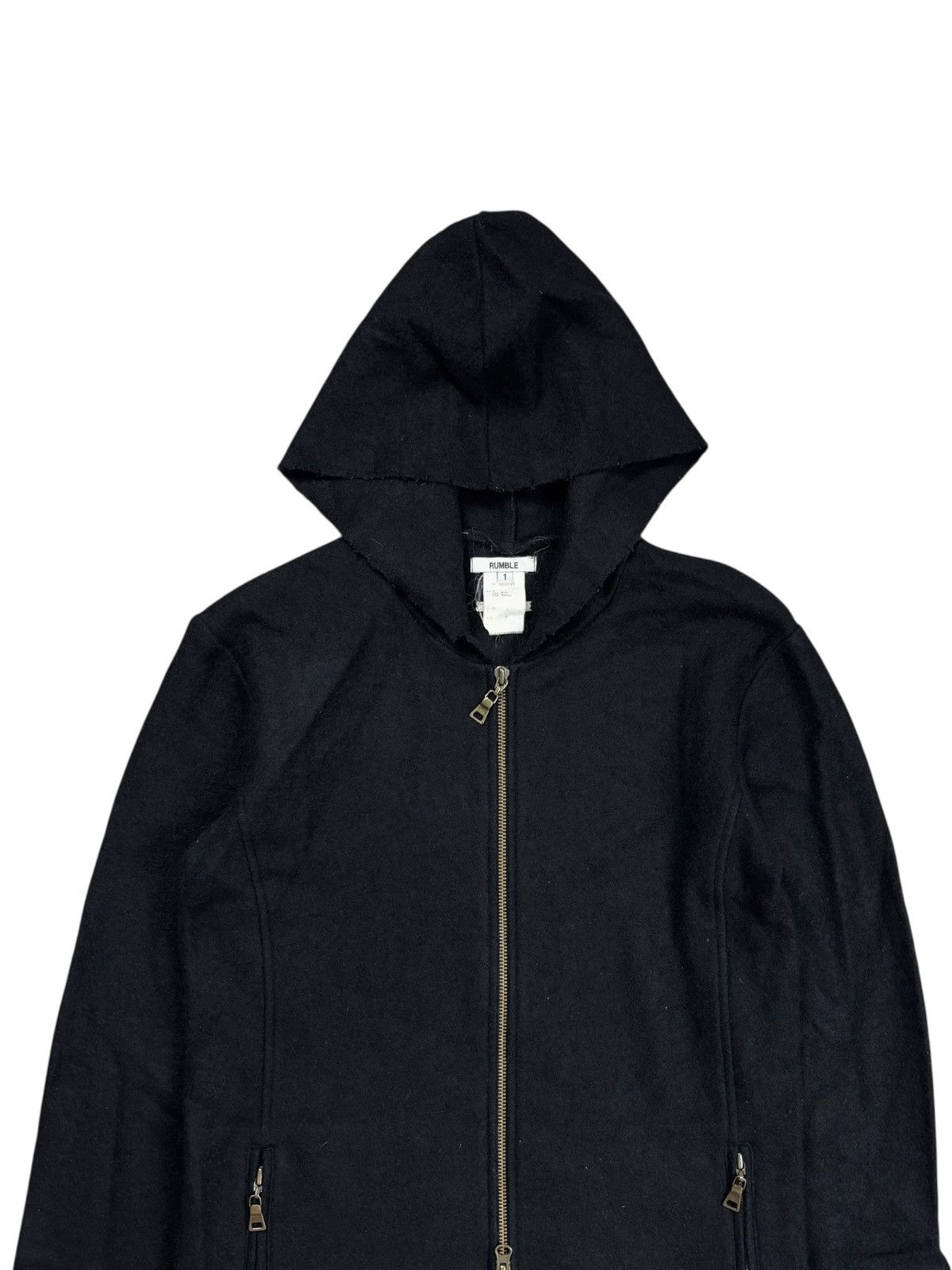 KMRii 2000s Rumble - Vkei Style Raw Zip Hoodie Size US M / EU 48-50 / 2 - 5 Thumbnail