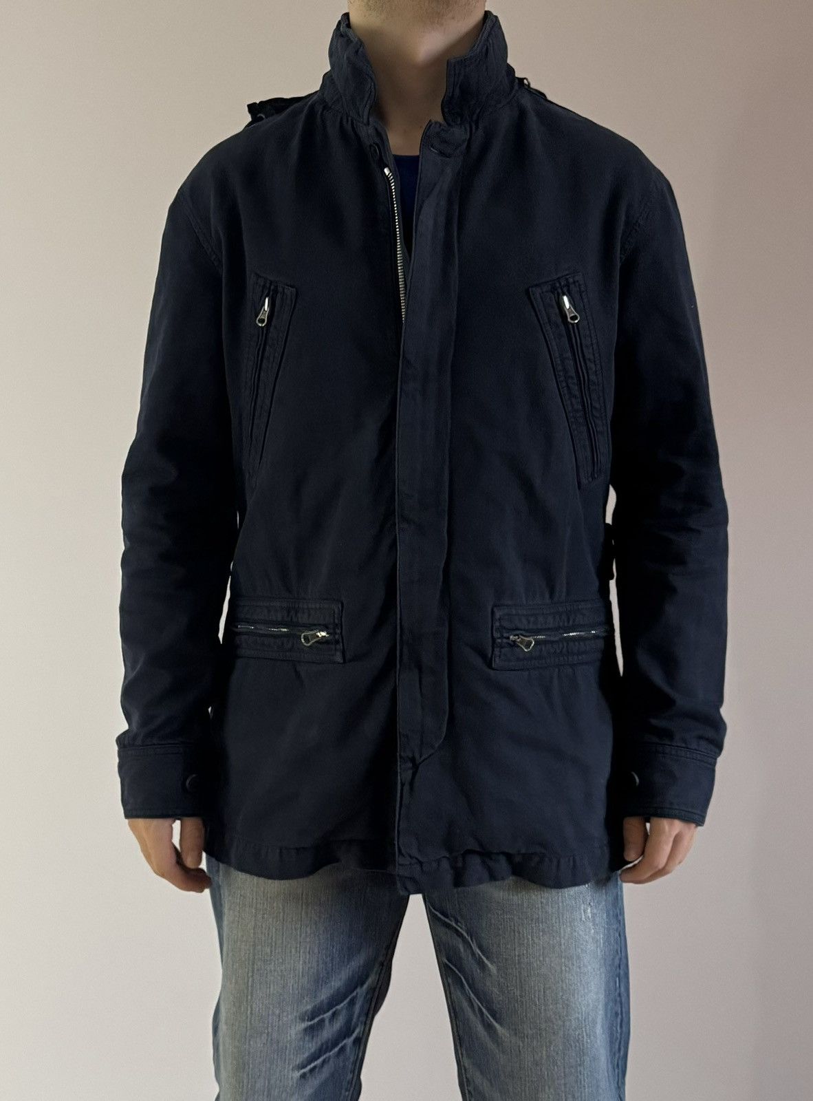 Alexander McQueen Alexander McQueen Cotton Nylon Hood Faded Jacket Coat Size US M / EU 48-50 / 2 - 7 Thumbnail