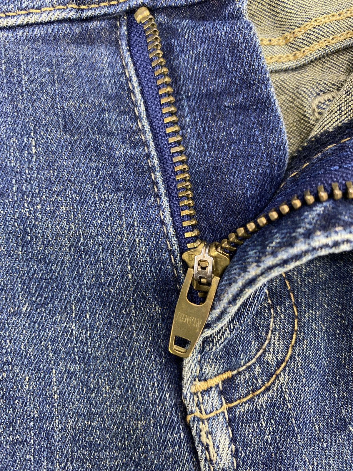 Edwin × Japanese Brand × Jean Miss Edwin Flare Blue Wash Jeans - J1052 Size 27" / US 4 / IT 40 - 8 Thumbnail