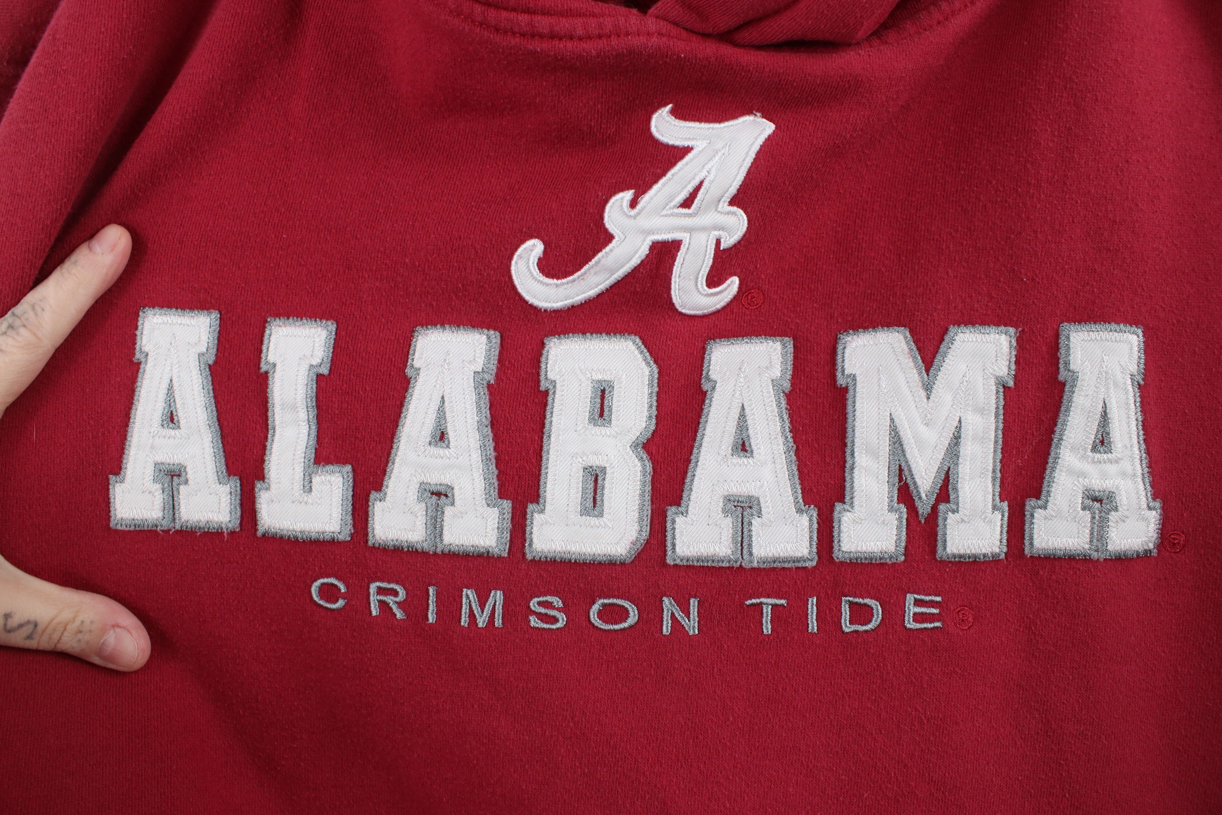 Vintage Vintage 90s Y2K Spell Out University of Alabama Hoodie Red Size US XL / EU 56 / 4 - 8 Thumbnail