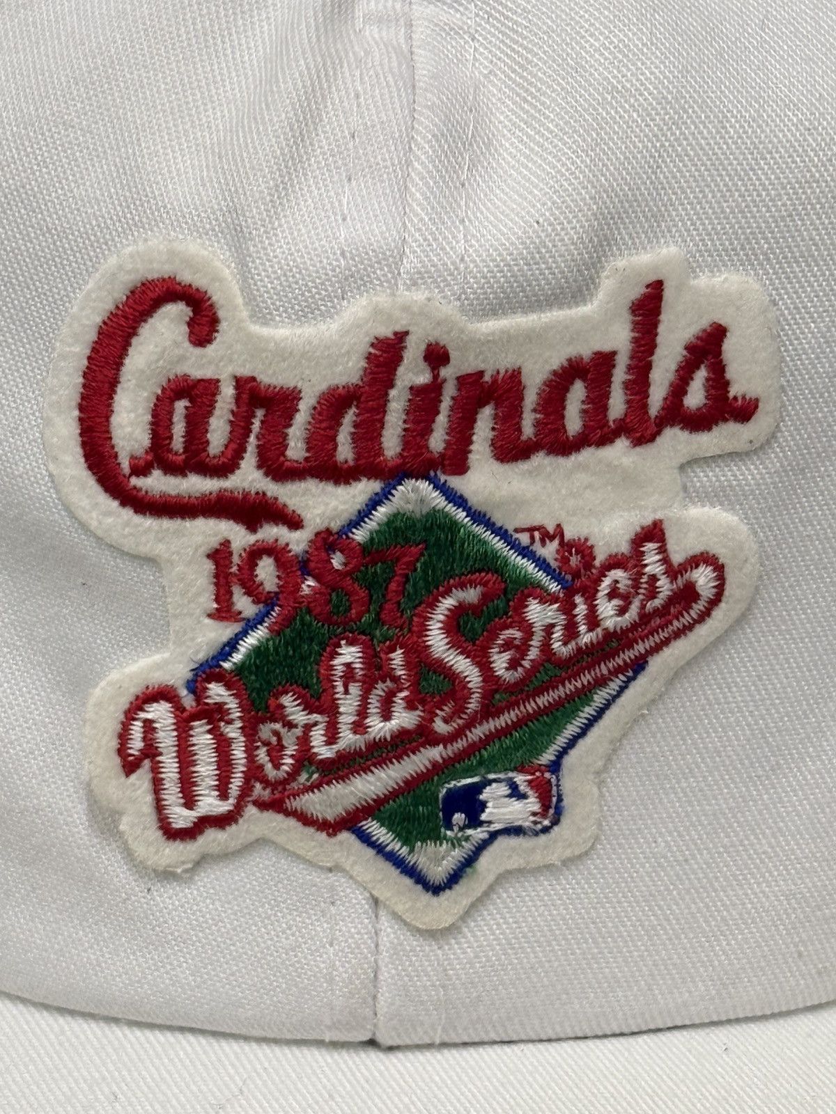 Vintage Vintage St Louis Cardinals 1987 World Series Snapback Hat Size ONE SIZE - 2 Thumbnail