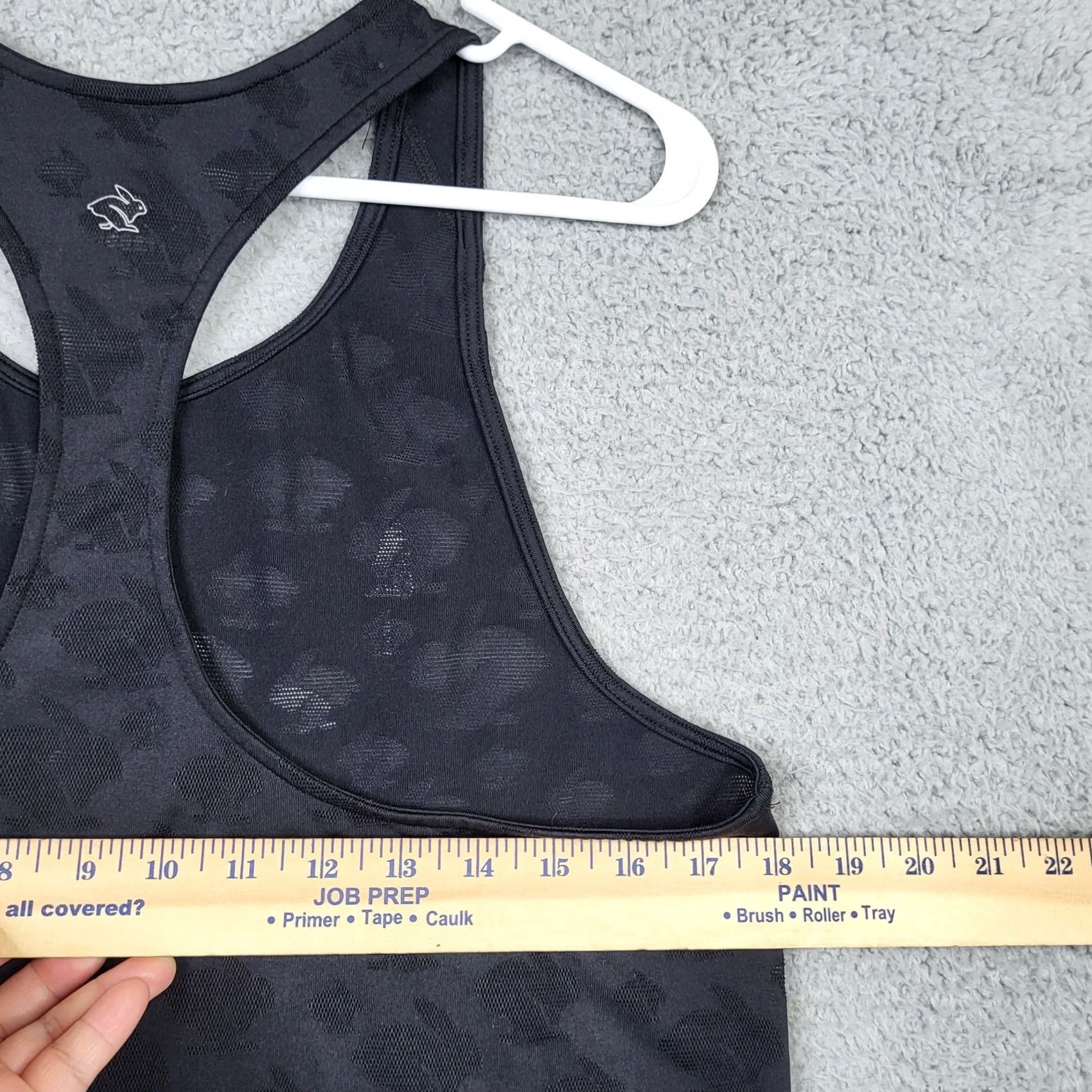 Vintage Rabbit Women’s Black EIAN Print Tank Top M Regular Sleeveless Sport Activewear Size M / US 6-8 / IT 42-44 - 8 Thumbnail