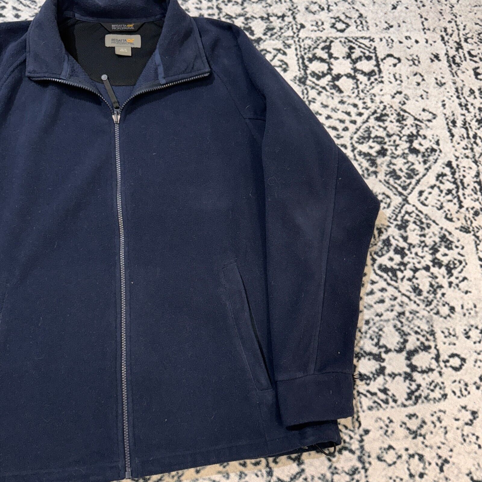 Vintage Vintage Regatta Navy Polyester Fleece Zip Size M Outdoor 90s Size US M / EU 48-50 / 2 - 5 Thumbnail