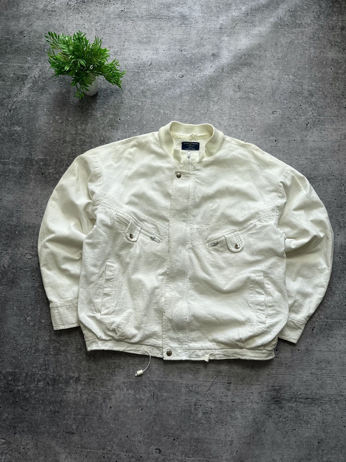 Fred Perry Vintage 90s Fred Perry Y2K Casual Windbreaker Jacket Size US L / EU 52-54 / 3 - 2 Thumbnail