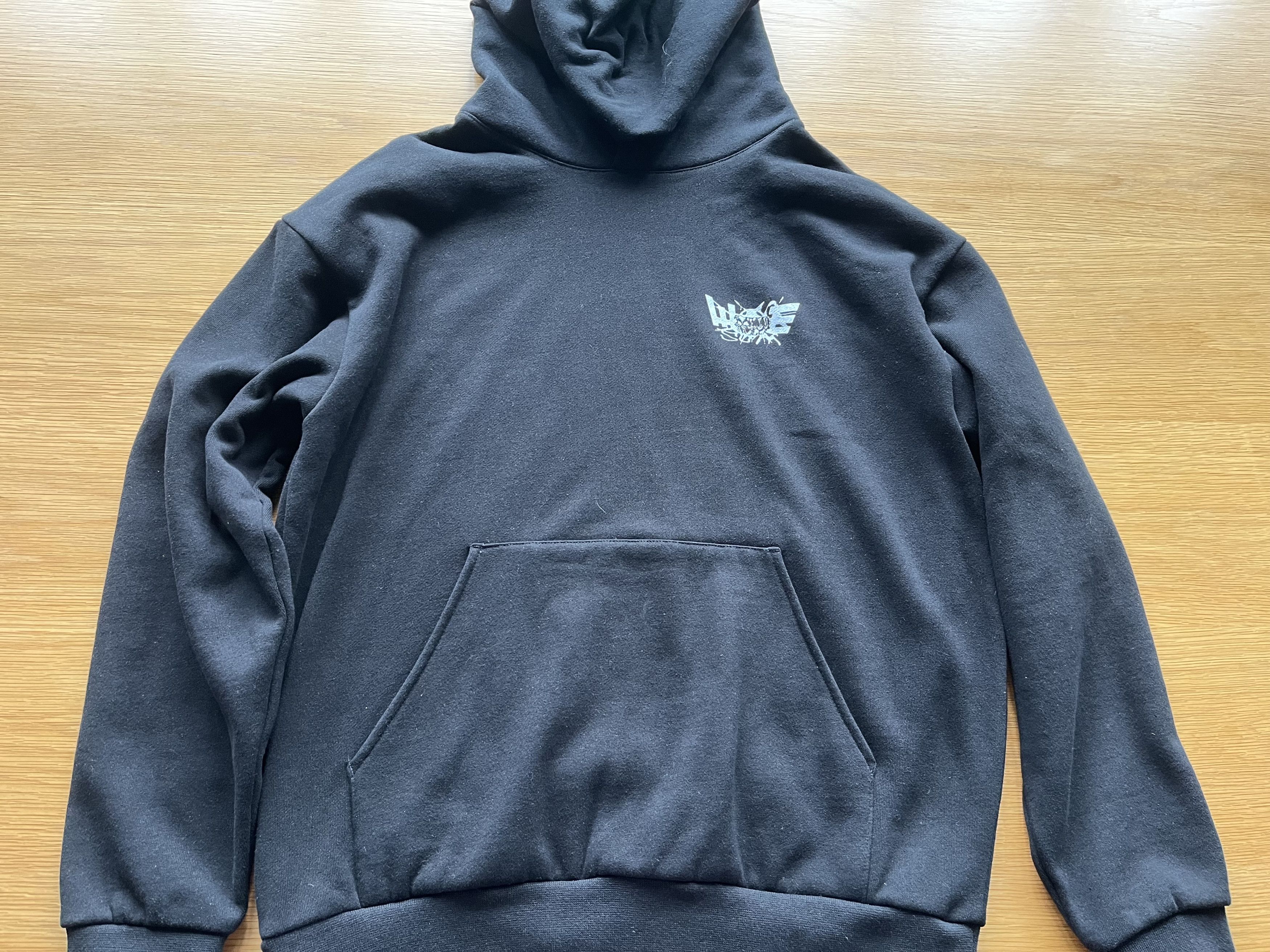 Drain Gang Woesum x Kurokami Blue Summer Hoodie Size US L / EU 52-54 / 3 - 1 Thumbnail