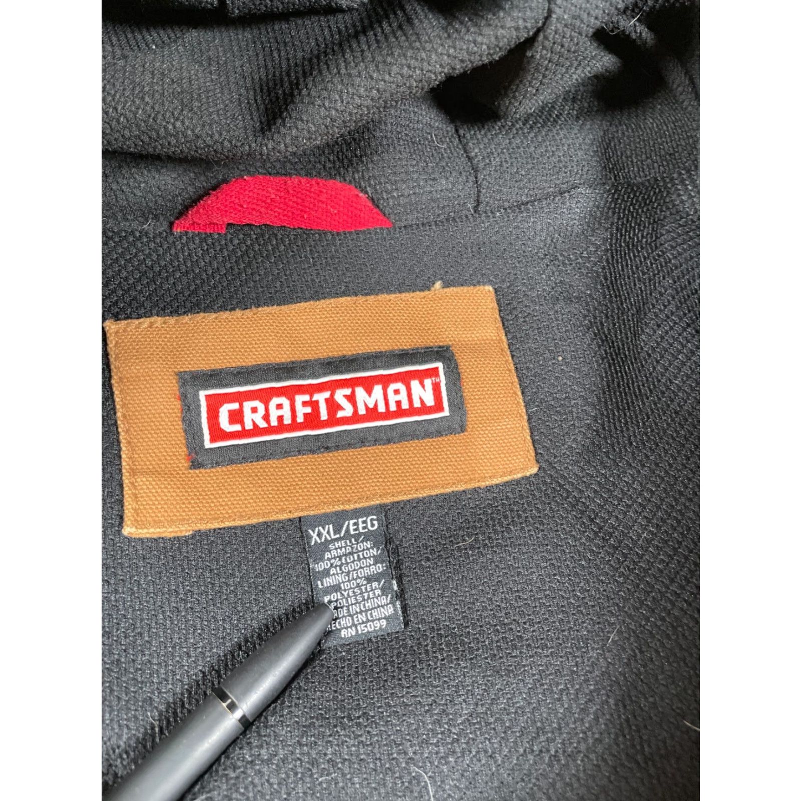 Thrasher Craftsman Jacket Adult 2XL Brown Duck Canvas Hooded Lined Workwear Thrashed Size US XXL / EU 58 / 5 - 3 Thumbnail
