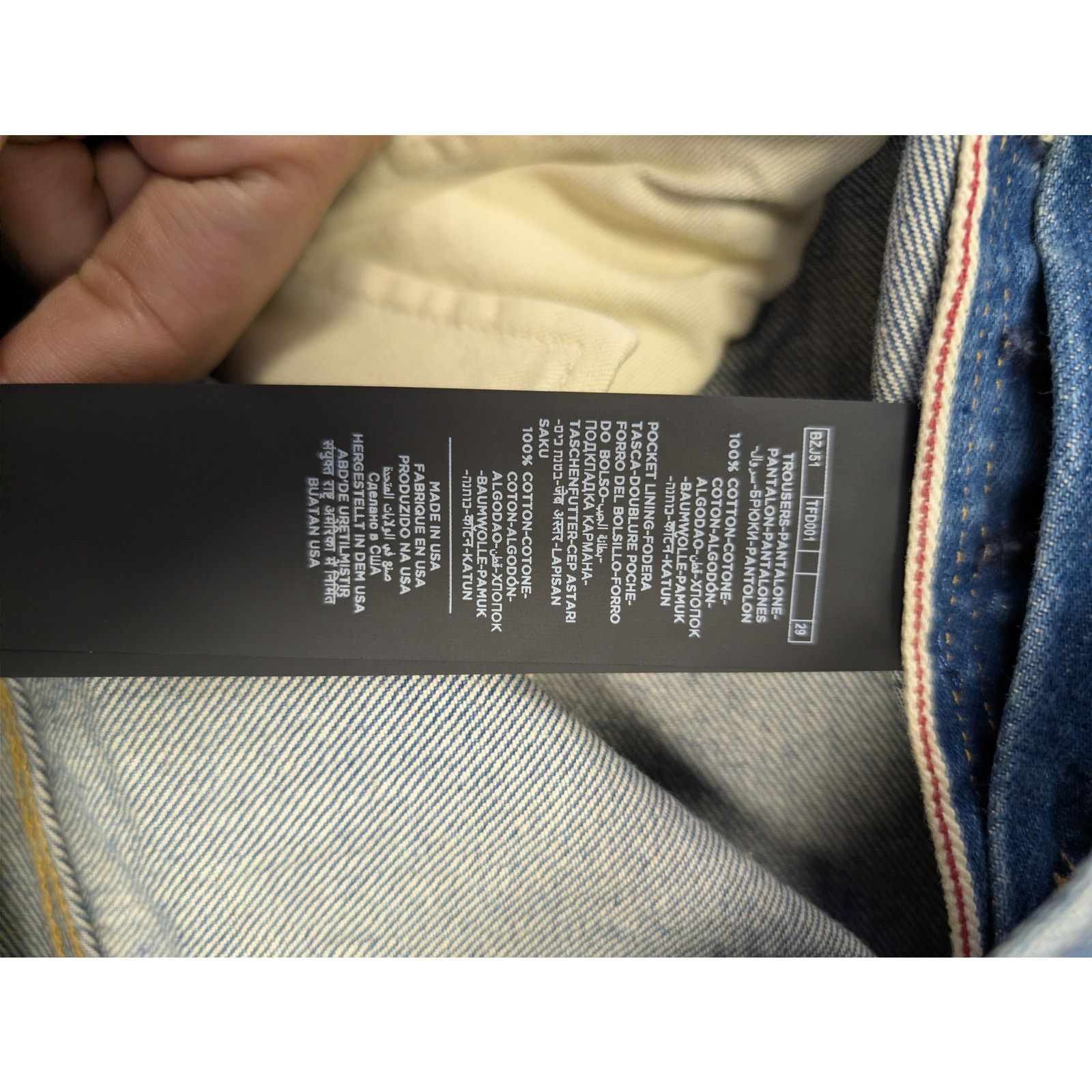 Tom Ford o1rshd1 Slim Denim Jeans in Blue Size US 38 / EU 54 - 15 Thumbnail