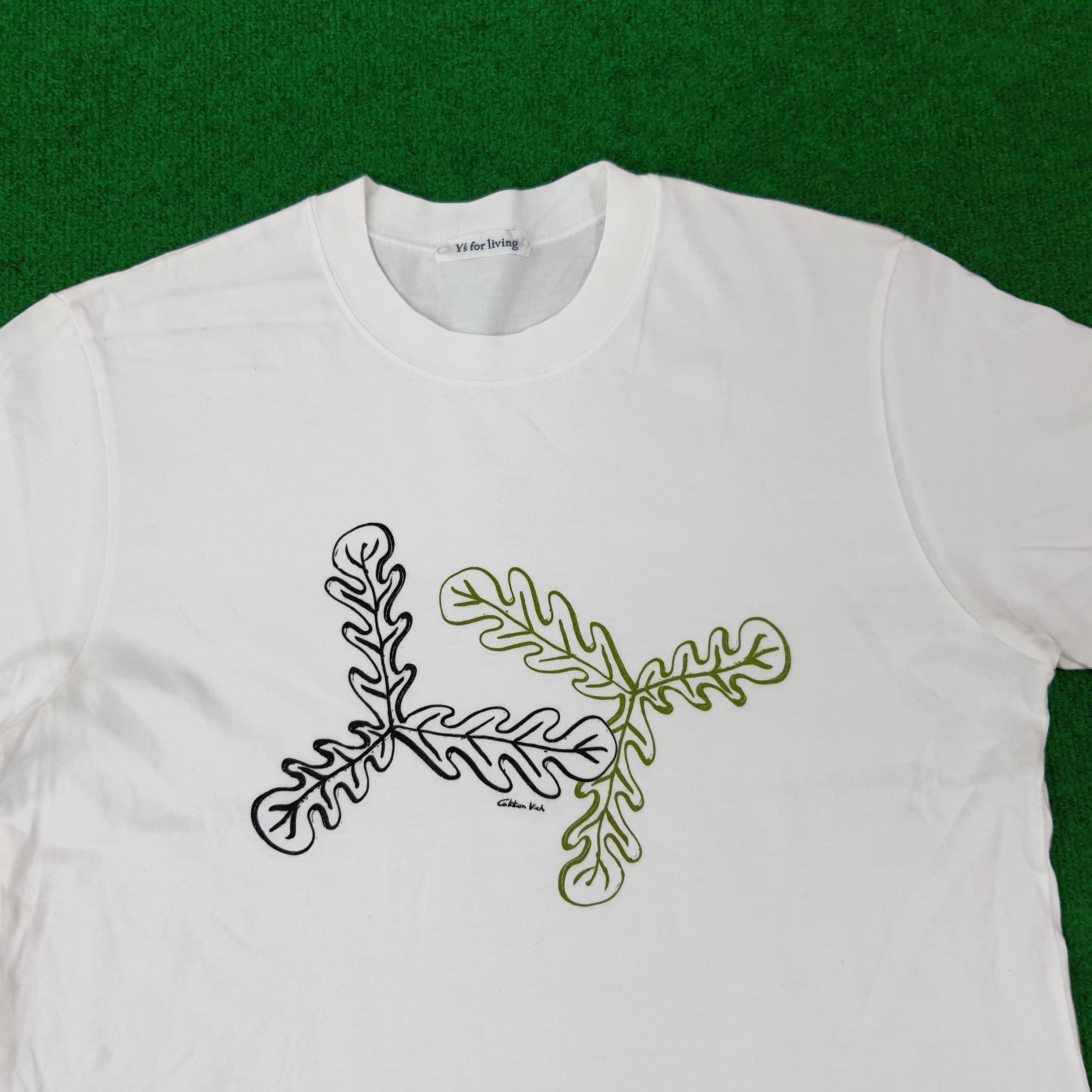 Yohji Yamamoto Vintage Y's for Living x Cakkun Vich Art Tshirt C223N27 Size US M / EU 48-50 / 2 - 2 Thumbnail