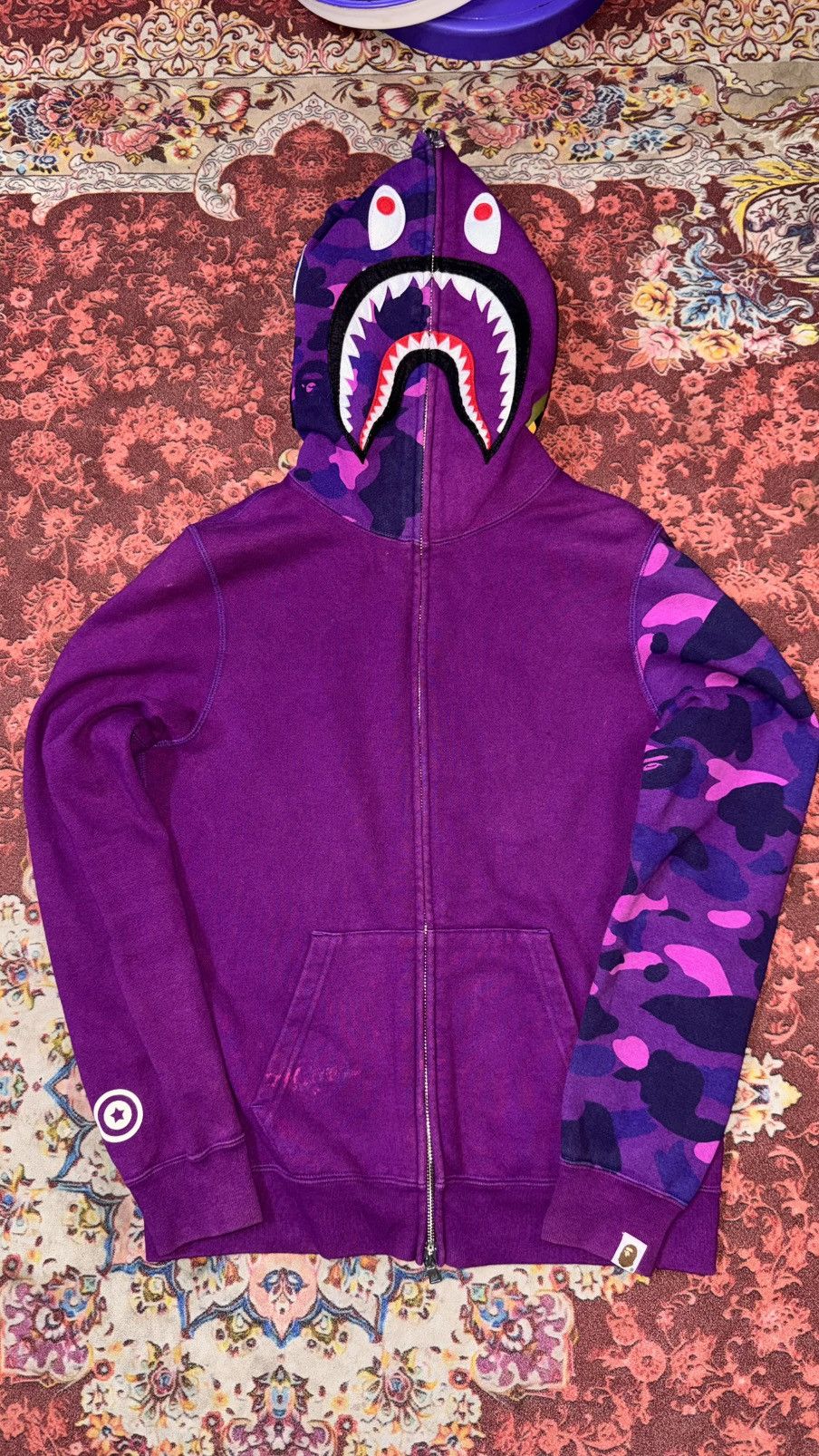 Bape Bape A Bathing Ape Shark Full zip Hoodie Size US S / EU 44-46 / 1 - 10 Thumbnail