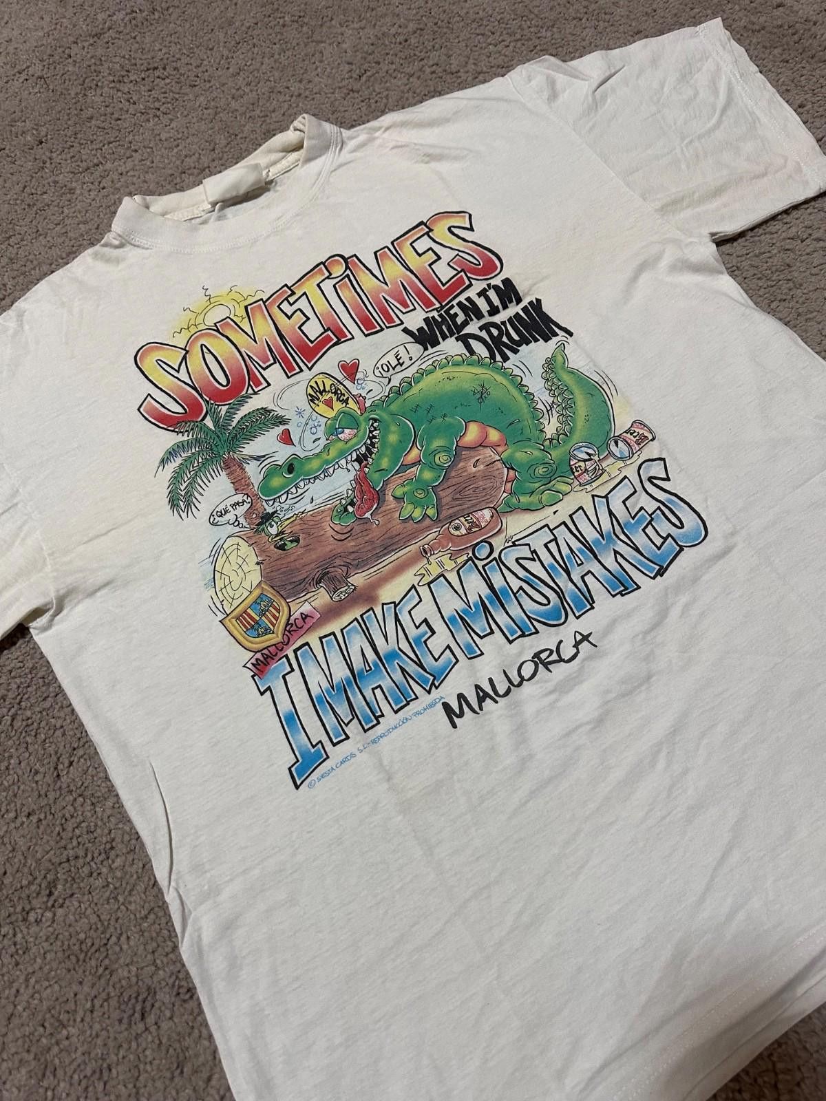 The Unbranded Brand Vintage Vintage 90s Sex Porno Crocodile Funny Humor T-shirt Size US L / EU 52-54 / 3 - 3 Thumbnail