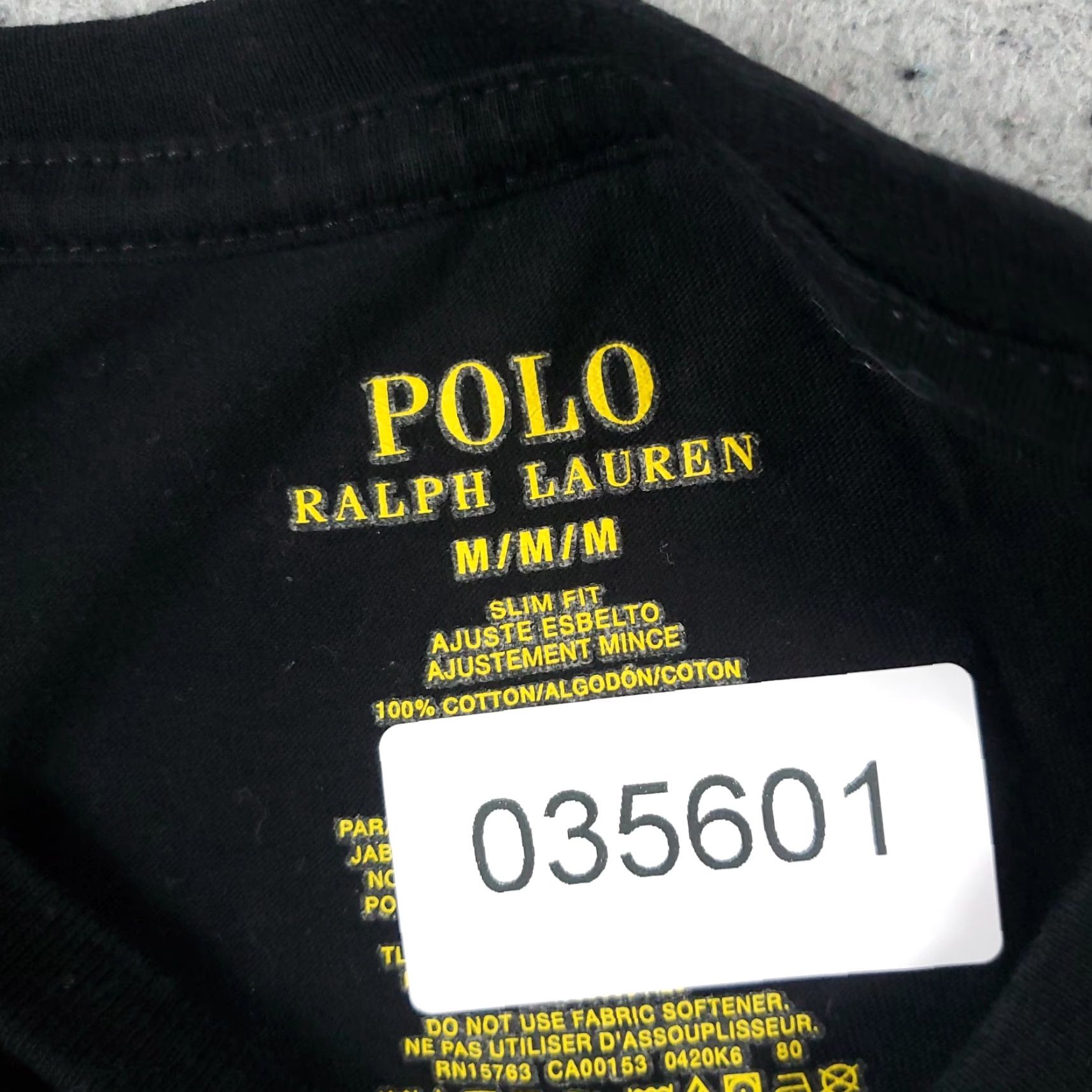 Ralph Lauren Polo Ralph Lauren T-Shirt Mens Medium Black Casual Short Sleeve Red Pony Size US M / EU 48-50 / 2 - 8 Thumbnail